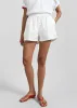 Ilsen Satin Boxer Shorts - White sold by Frankie Shop