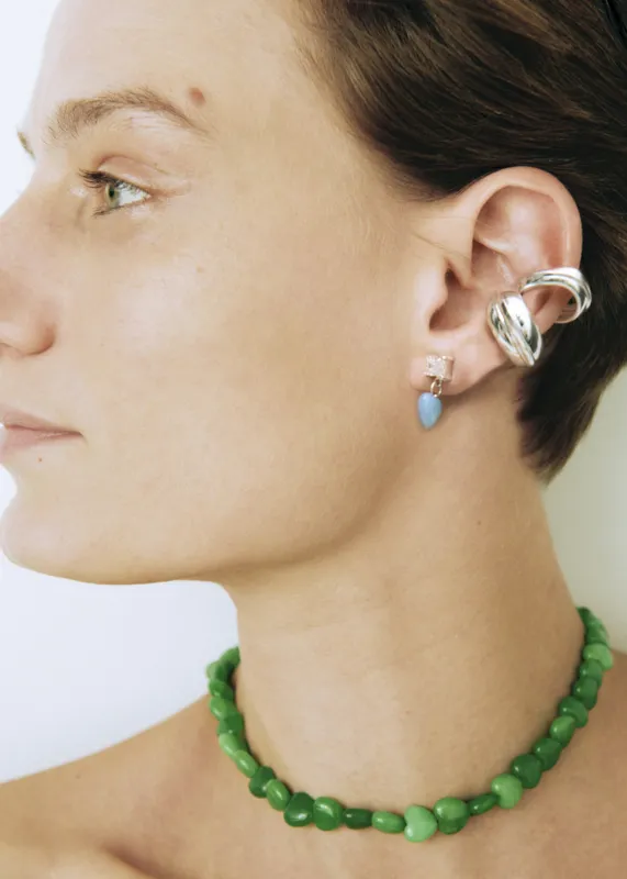 Completedworks Is This Riveting? Set of Three Ear Cuffs - Silver made by Frankie Shop