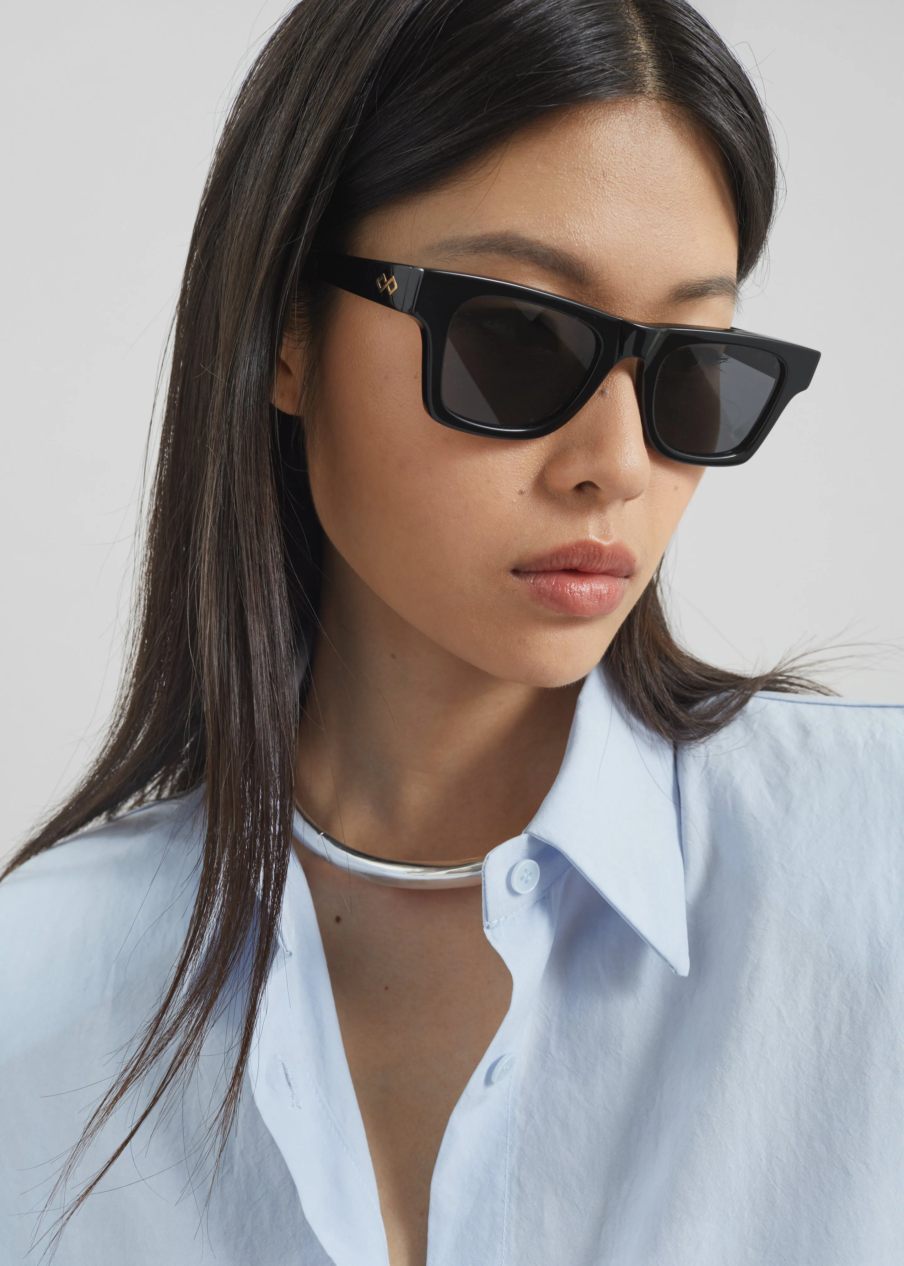 Completedworks Satin Neck Collar - Silver sold by Frankie Shop product image thumbnail 5