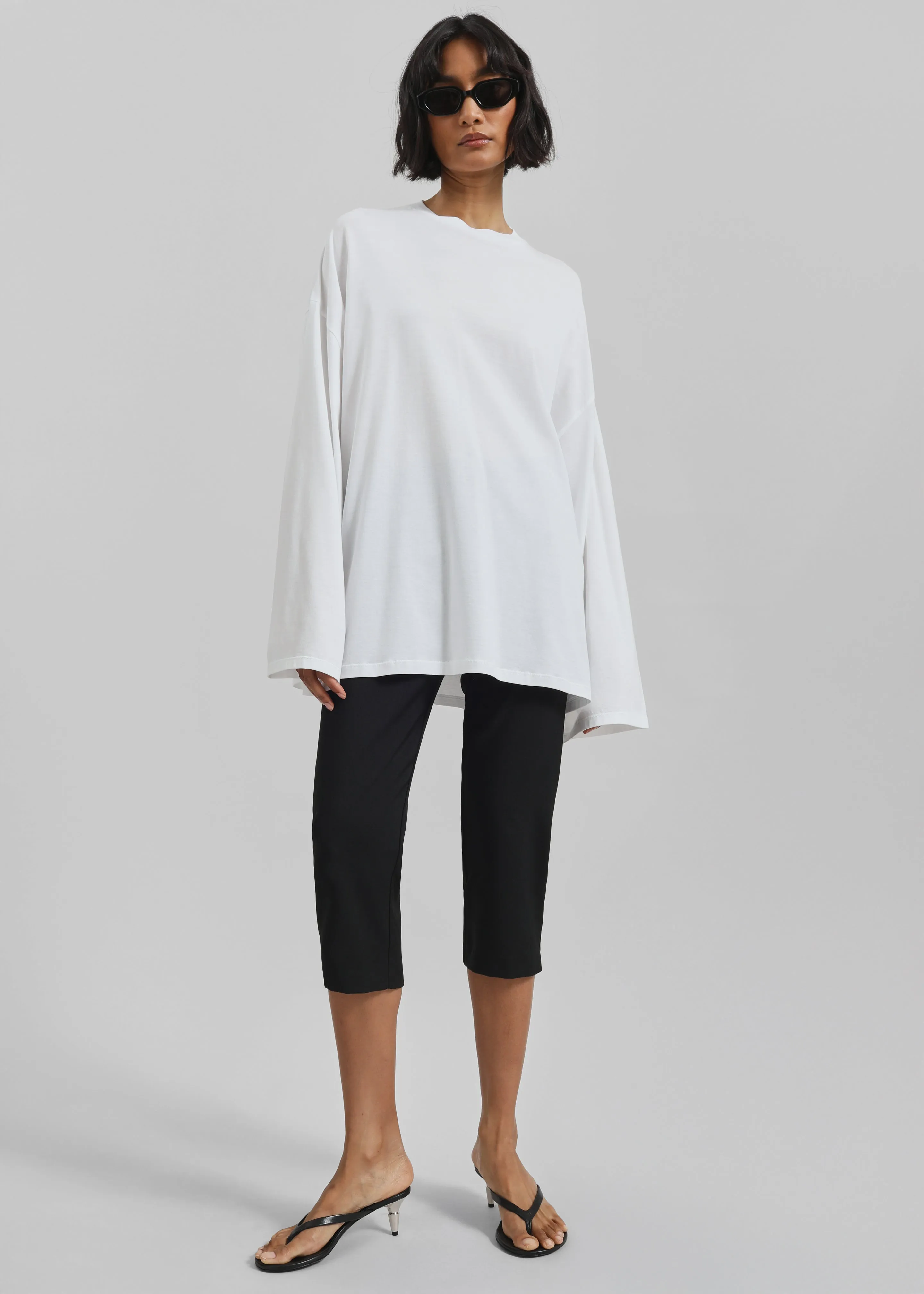 Rio Oversized Sleeve Tee - White sold by Frankie Shop product image thumbnail 5