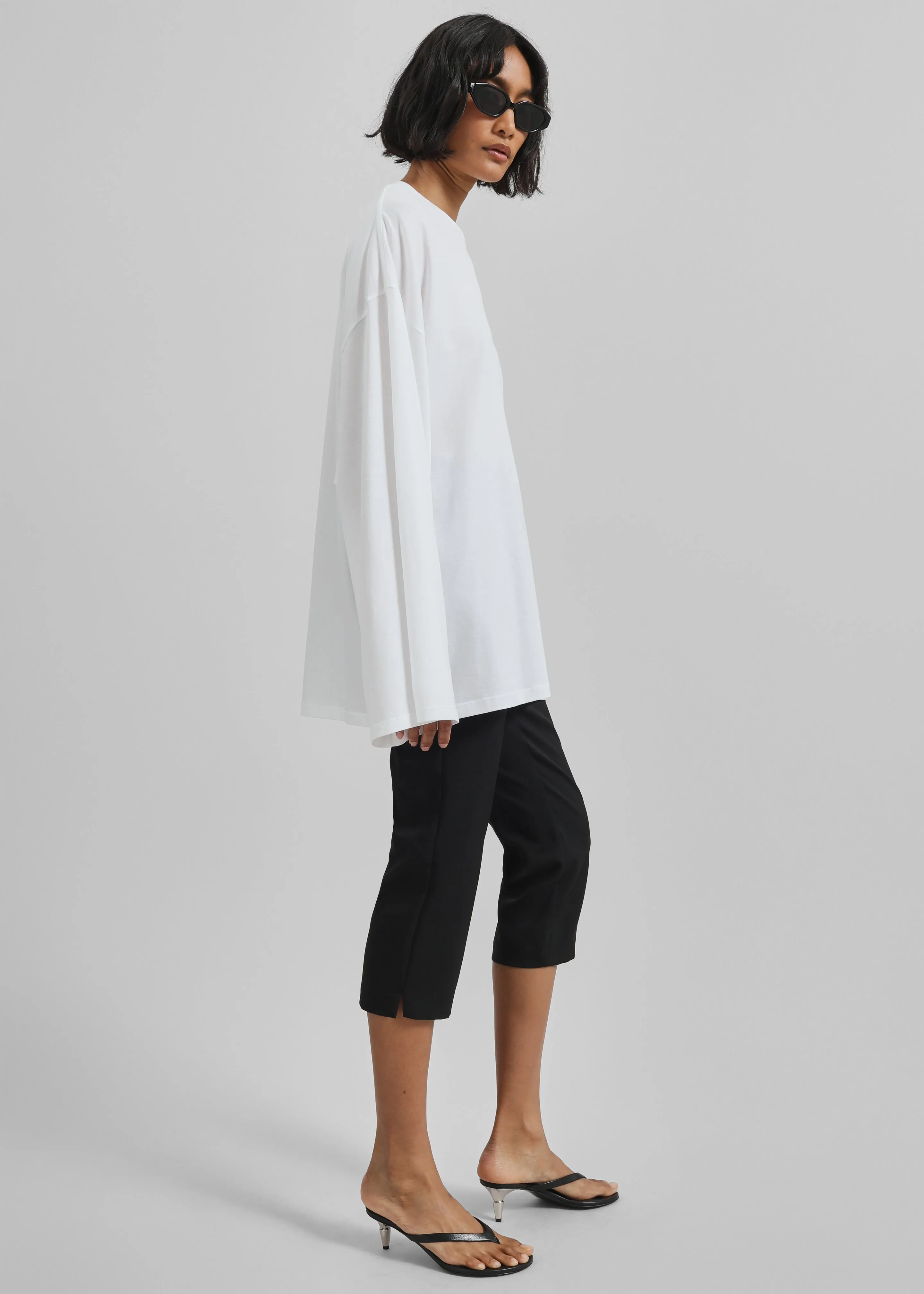 Rio Oversized Sleeve Tee - White sold by Frankie Shop product image thumbnail 2
