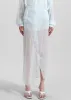 Oria Sheer Silk Chiffon Wrap Skirt - Pale Blue sold by Frankie Shop