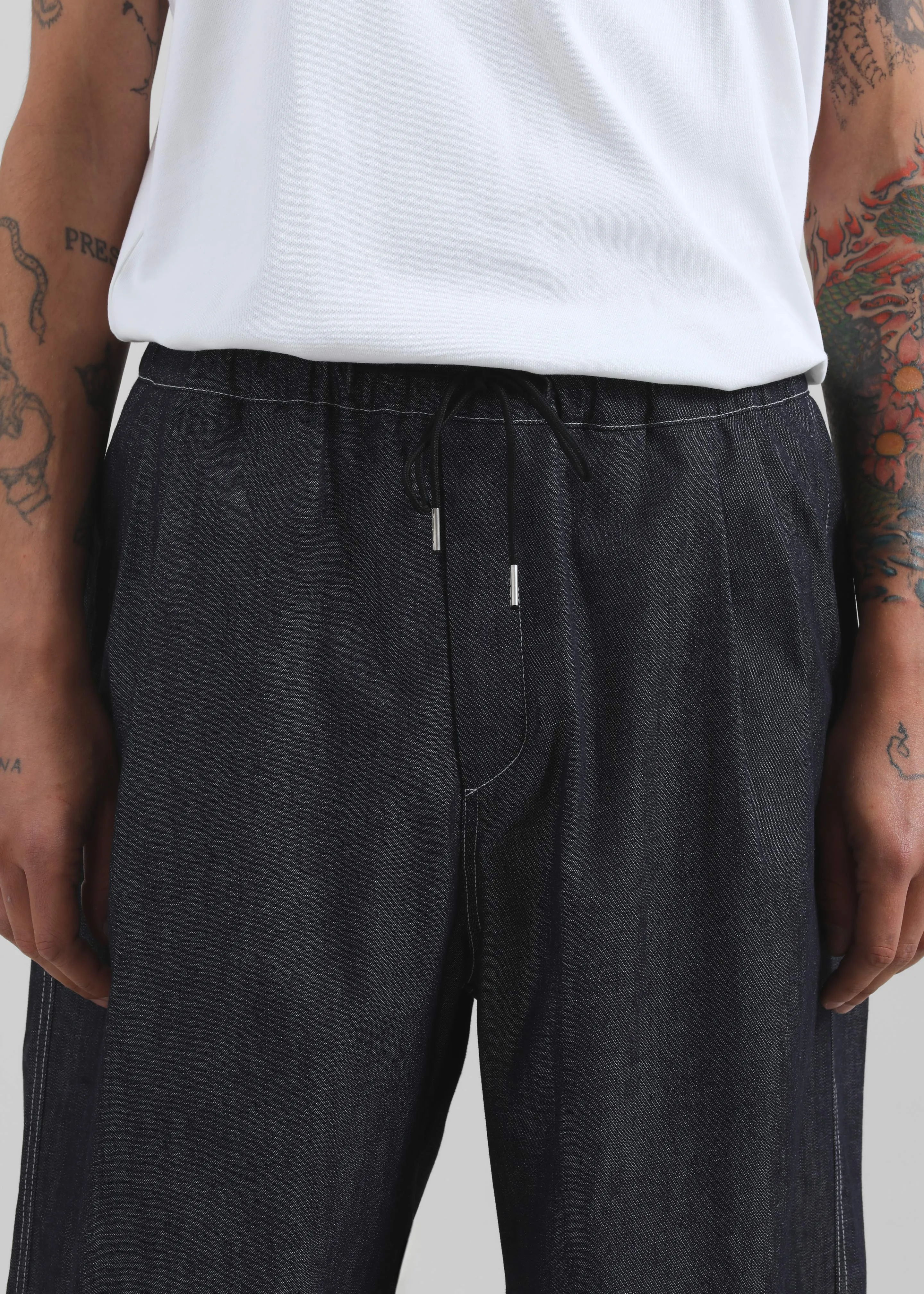 Axton Denim Shorts - Dark Wash sold by Frankie Shop product image thumbnail 2