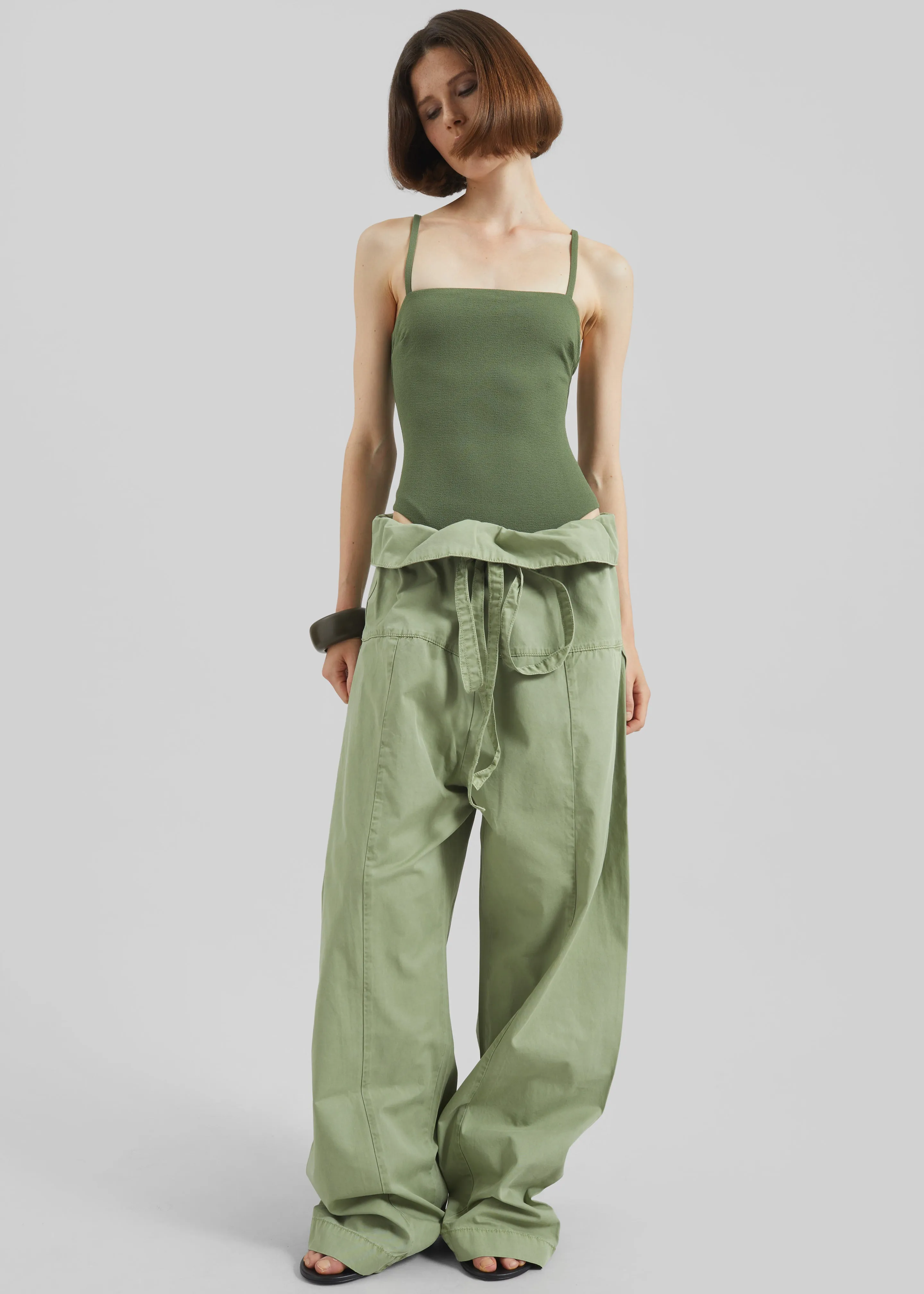 Matteau Fisherman Drawcord Pants - Oregano sold by Frankie Shop product image thumbnail 4
