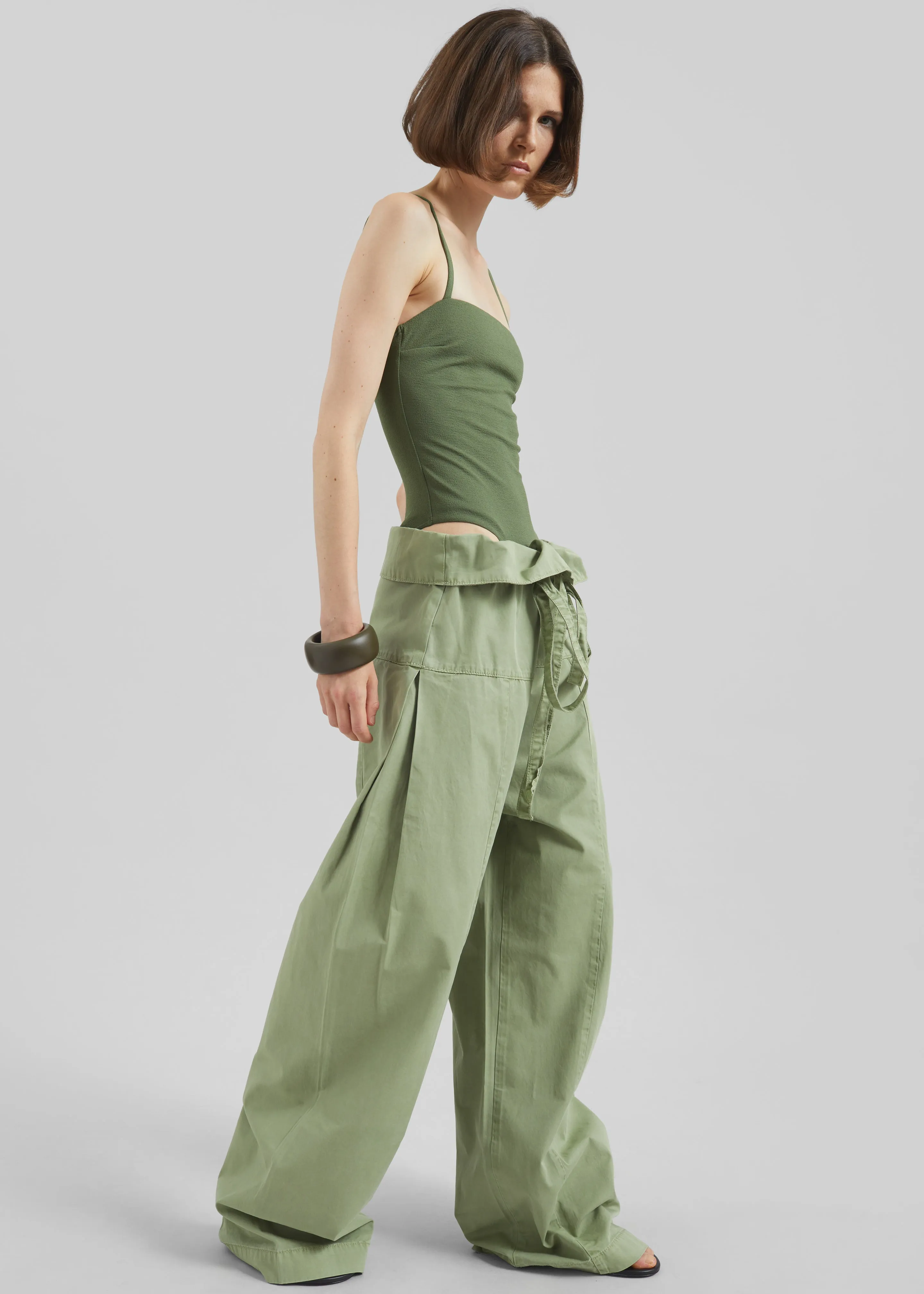 Matteau Fisherman Drawcord Pants - Oregano sold by Frankie Shop product image thumbnail 5