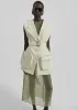 Carral Belted Vest - Pale Green sold by Frankie Shop