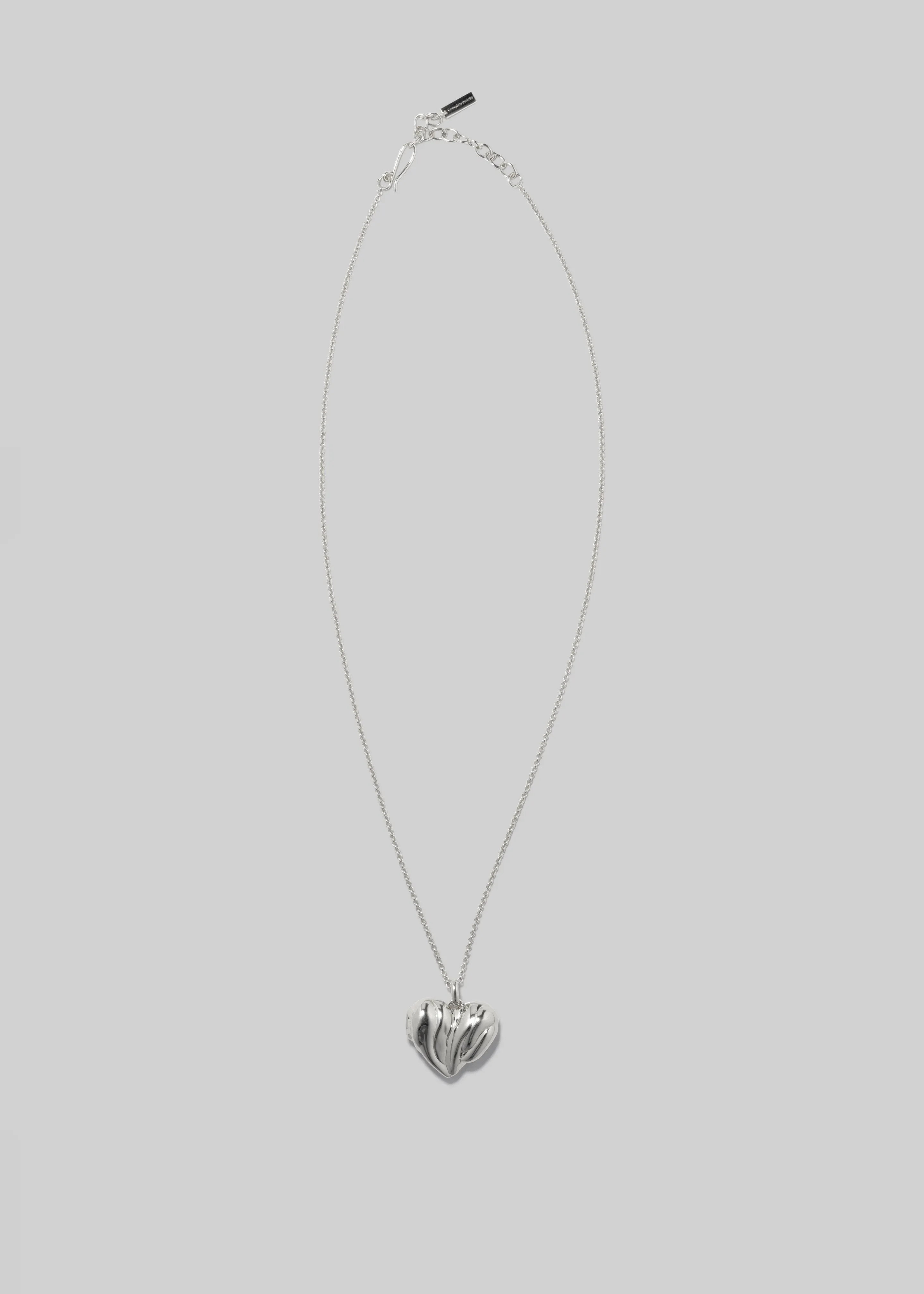 Completedworks Heart Locket Pendant Necklace - Silver sold by Frankie Shop product image thumbnail 3