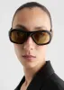 Port Tanger Gray Sunglasses - Myrrh Acetate/Olive Lens sold by Frankie Shop