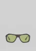 Port Tanger Gray Sunglasses - Myrrh Acetate/Olive Lens sold by Frankie Shop