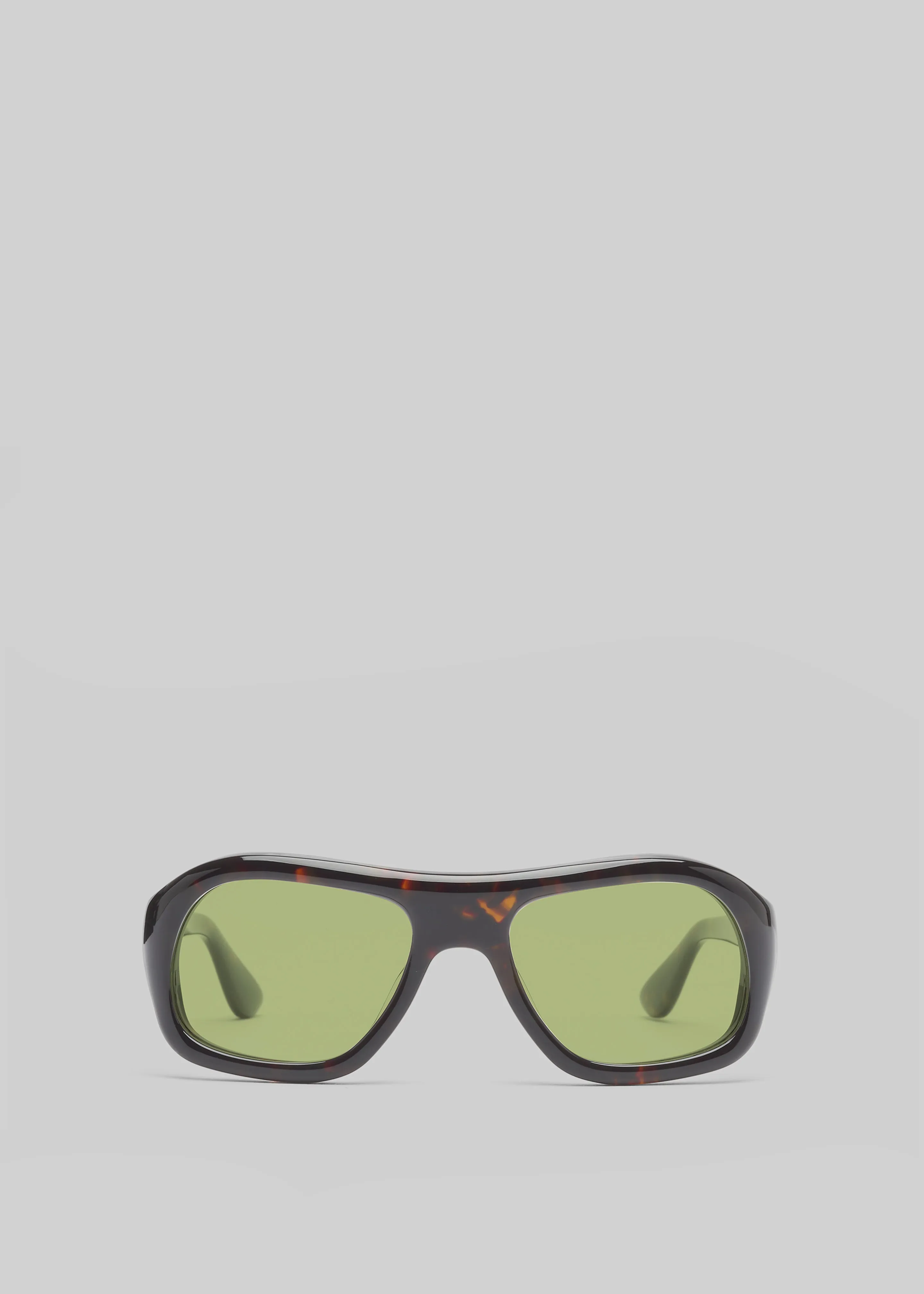 Port Tanger Gray Sunglasses - Myrrh Acetate/Olive Lens sold by Frankie Shop