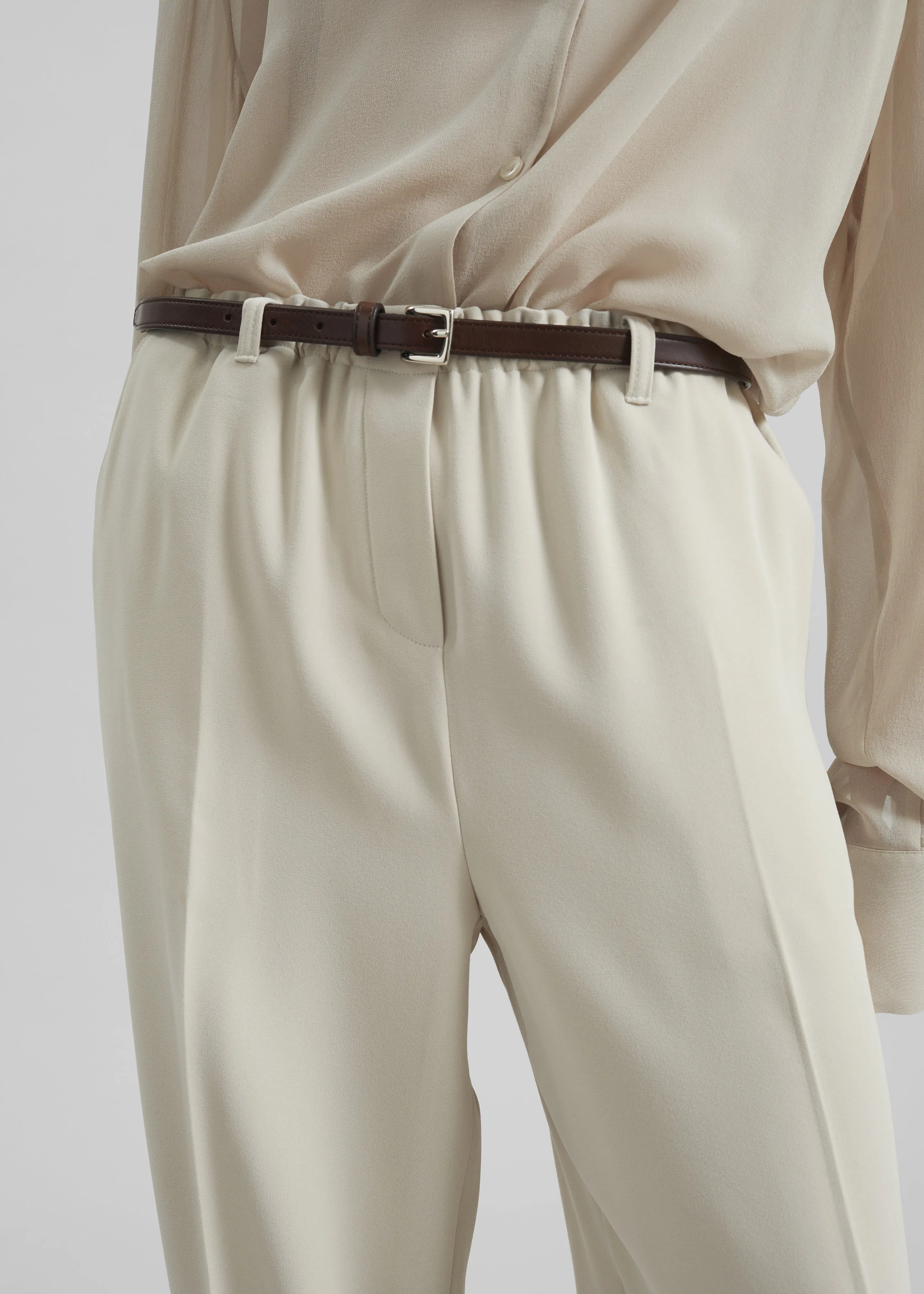 Hamnoy Straight Pants - Light Beige sold by Frankie Shop product image thumbnail 3