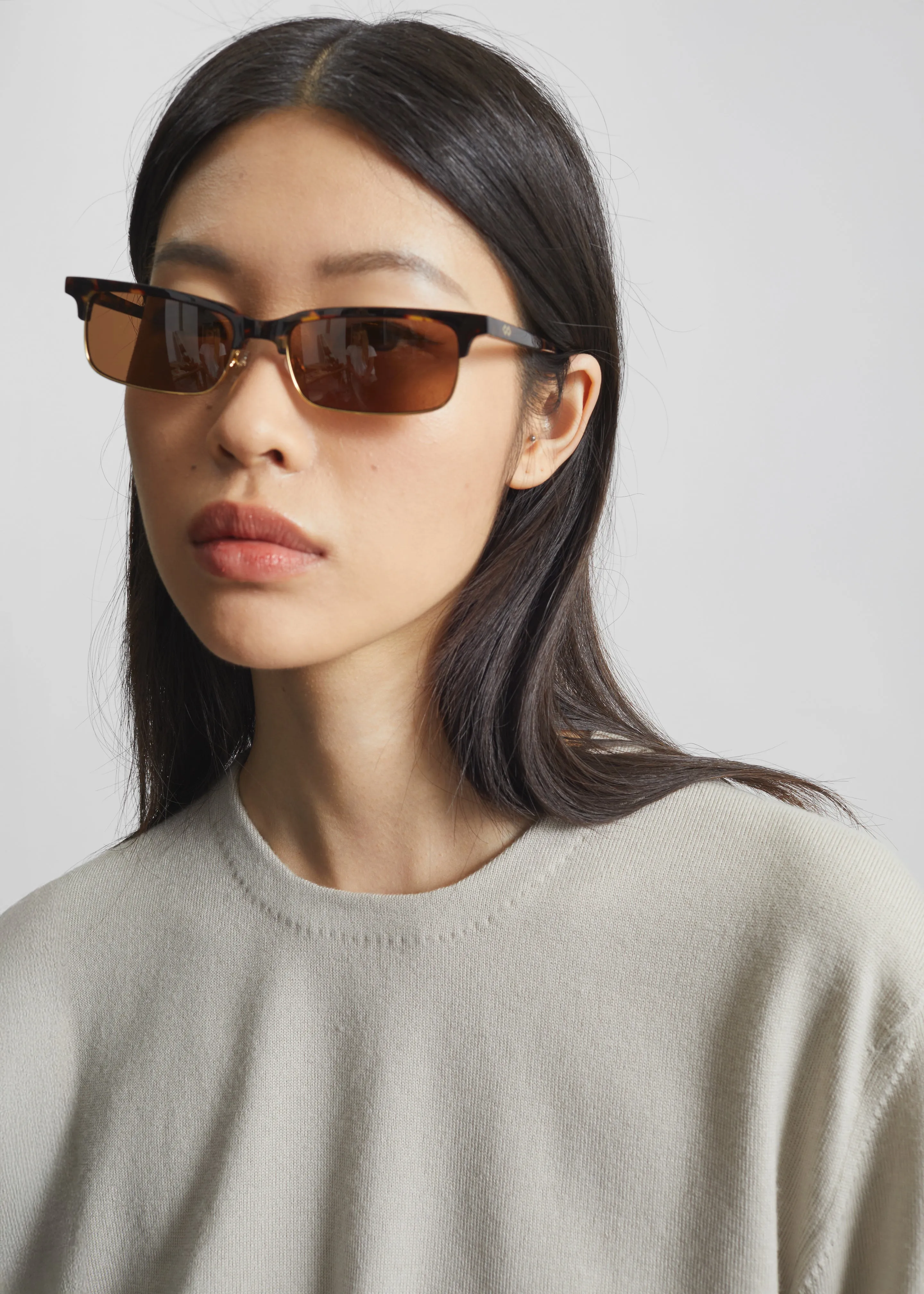 Karen Wazen Iris Sunglasses - Tortoise sold by Frankie Shop product image thumbnail 3