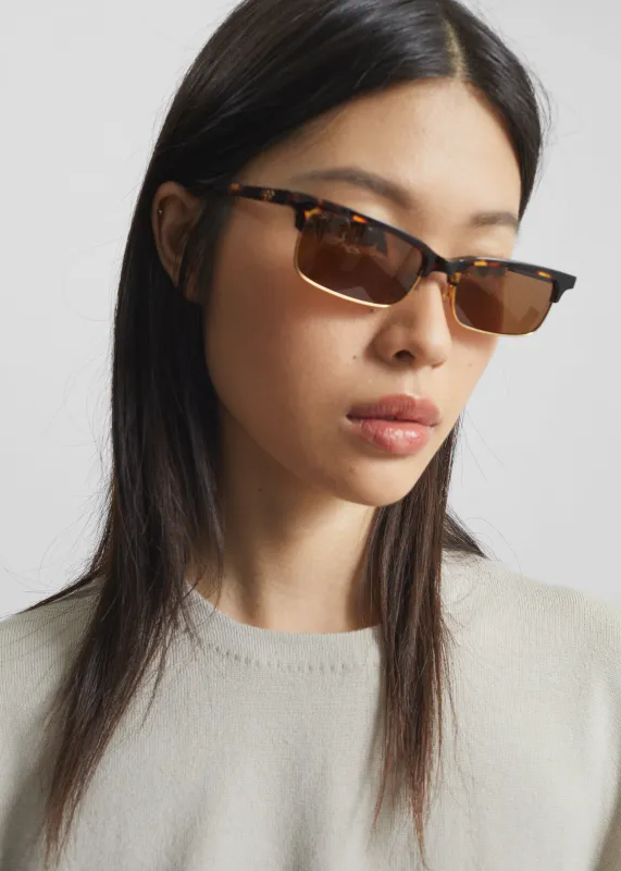 Karen Wazen Iris Sunglasses - Tortoise sold by Frankie Shop