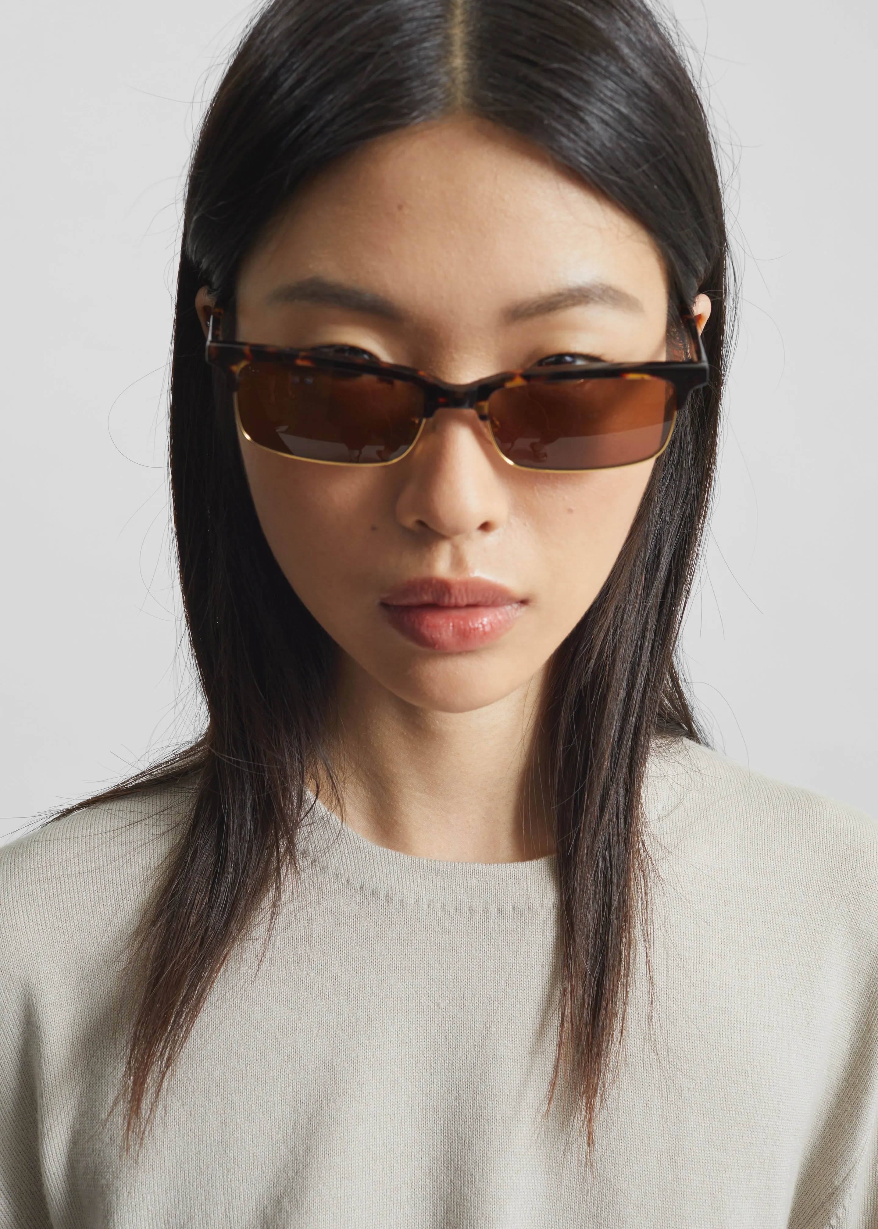 Karen Wazen Iris Sunglasses - Tortoise sold by Frankie Shop product image thumbnail 5