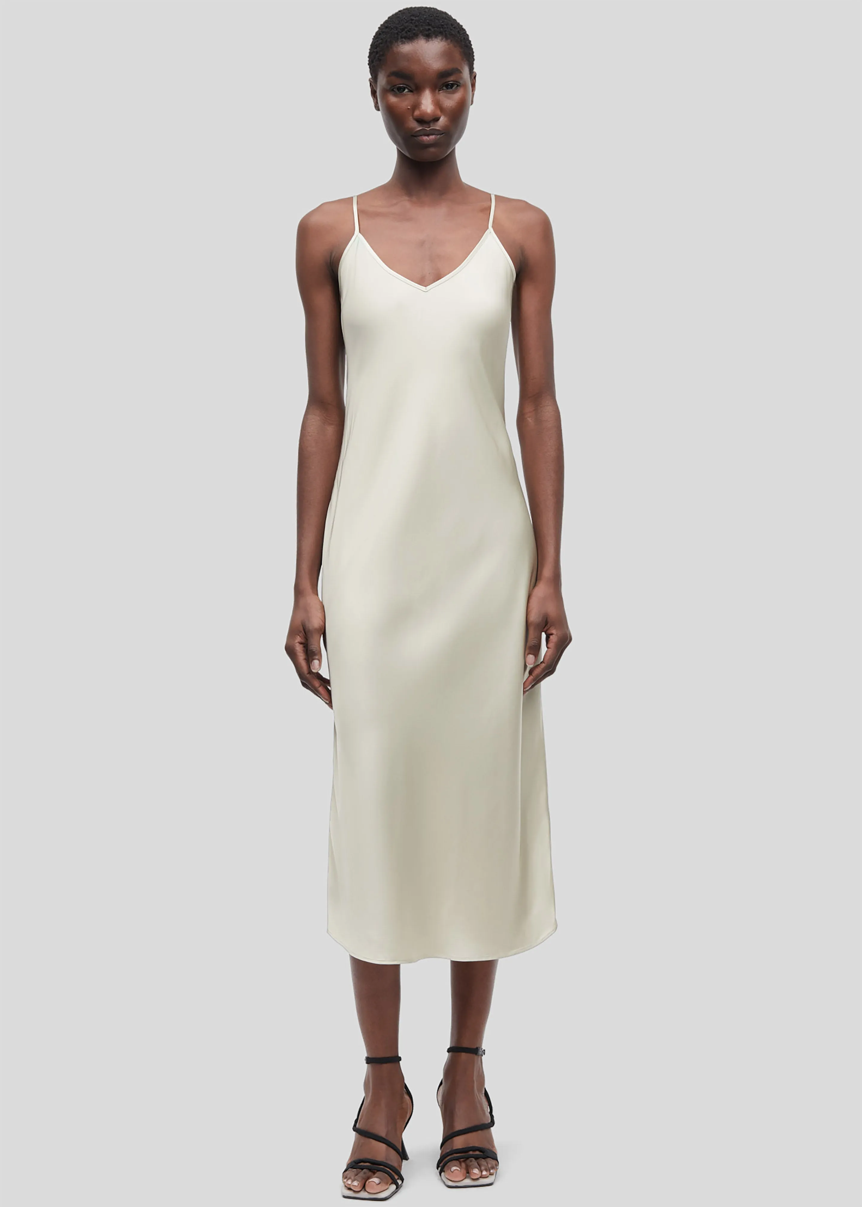 Samsøe Samsøe Sasharon Strap Dress - Agate Gray sold by Frankie Shop