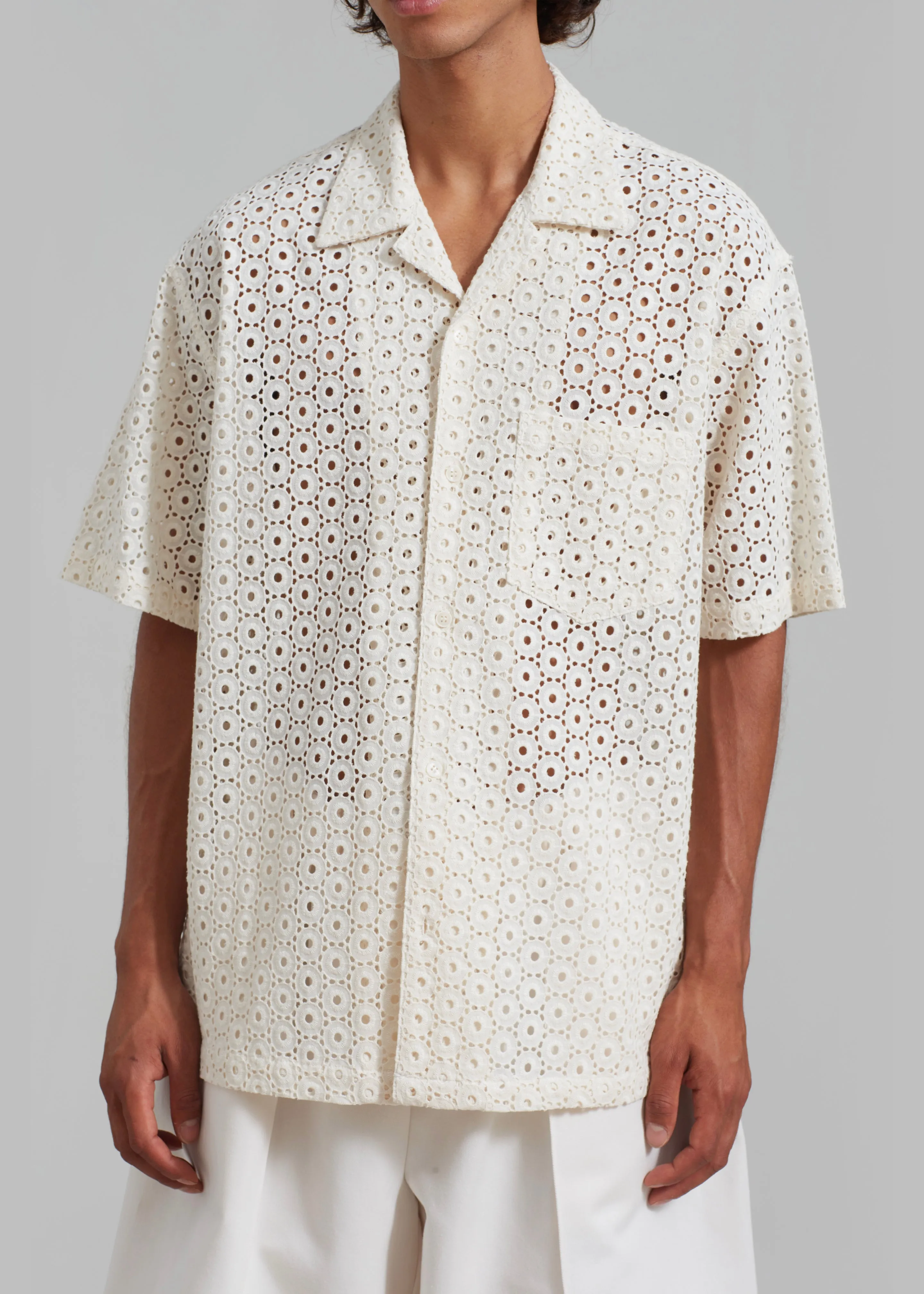 Landon Short Sleeve Shirt - Beige sold by Frankie Shop product image thumbnail 2