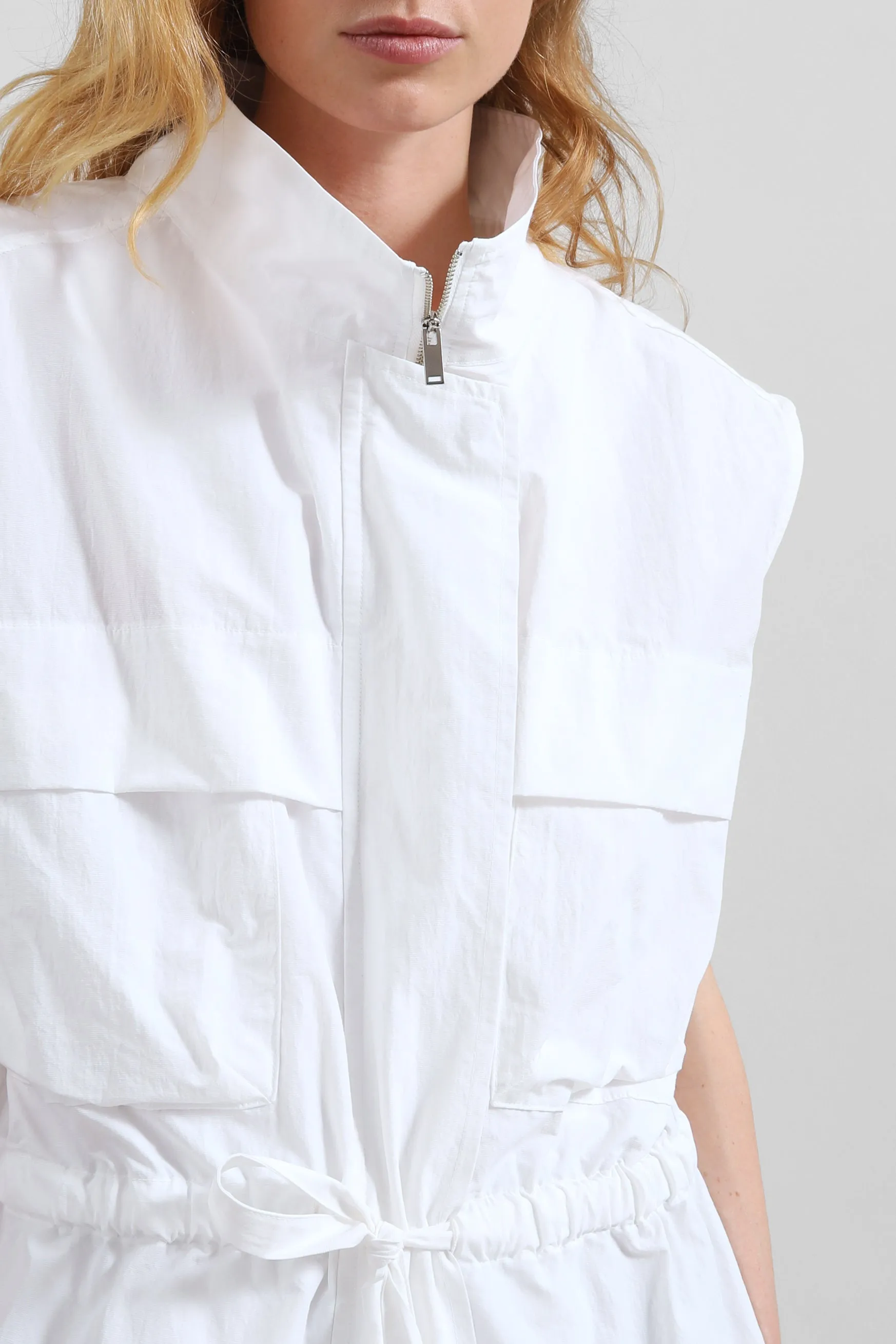 Rowley Utility Vest - White sold by Frankie Shop product image thumbnail 4