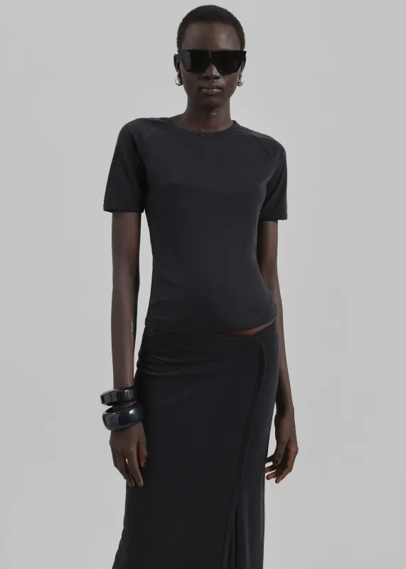 Samsøe Samsøe Sasus Ss T-Shirt - Black sold by Frankie Shop