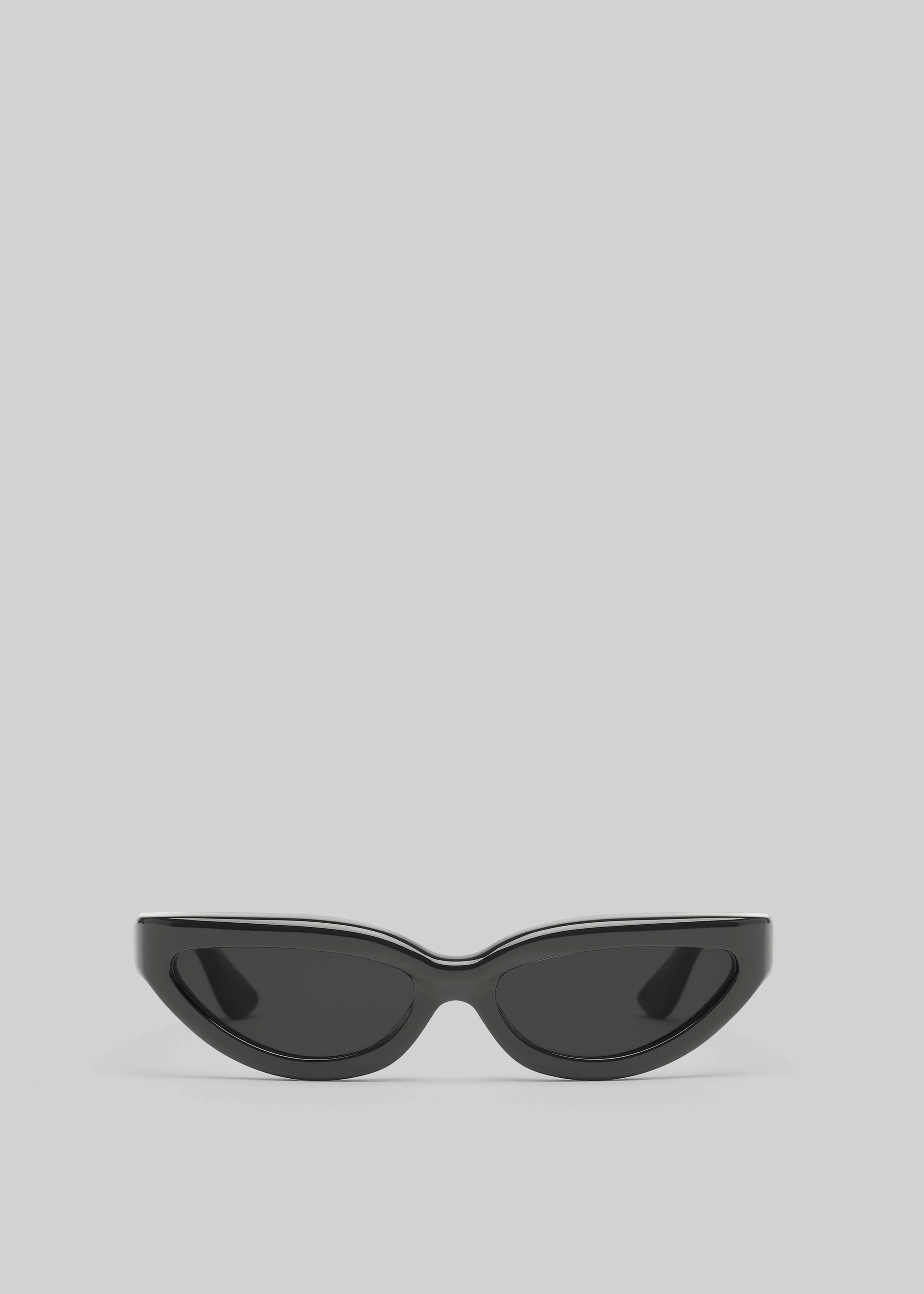 Port Tanger Fanna Sunglasses - Black Acetate/Black Lens sold by Frankie Shop