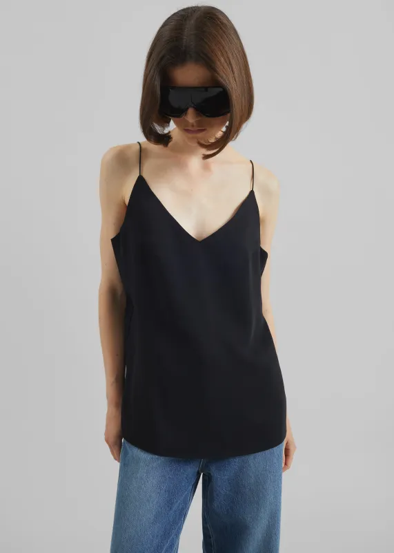 Narine Boxy Top - Black sold by Frankie Shop