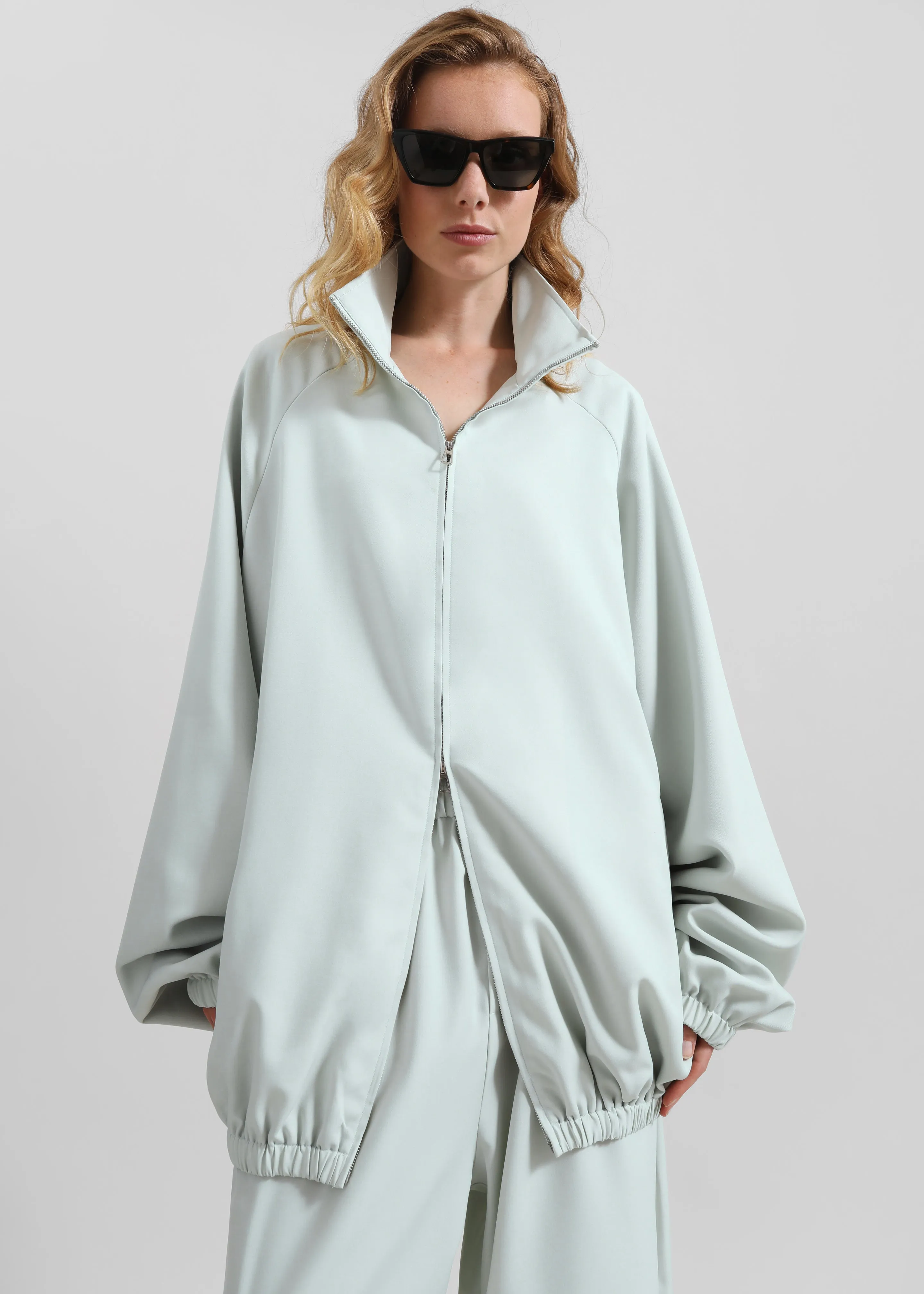 Baxter Track Jacket - Mint sold by Frankie Shop