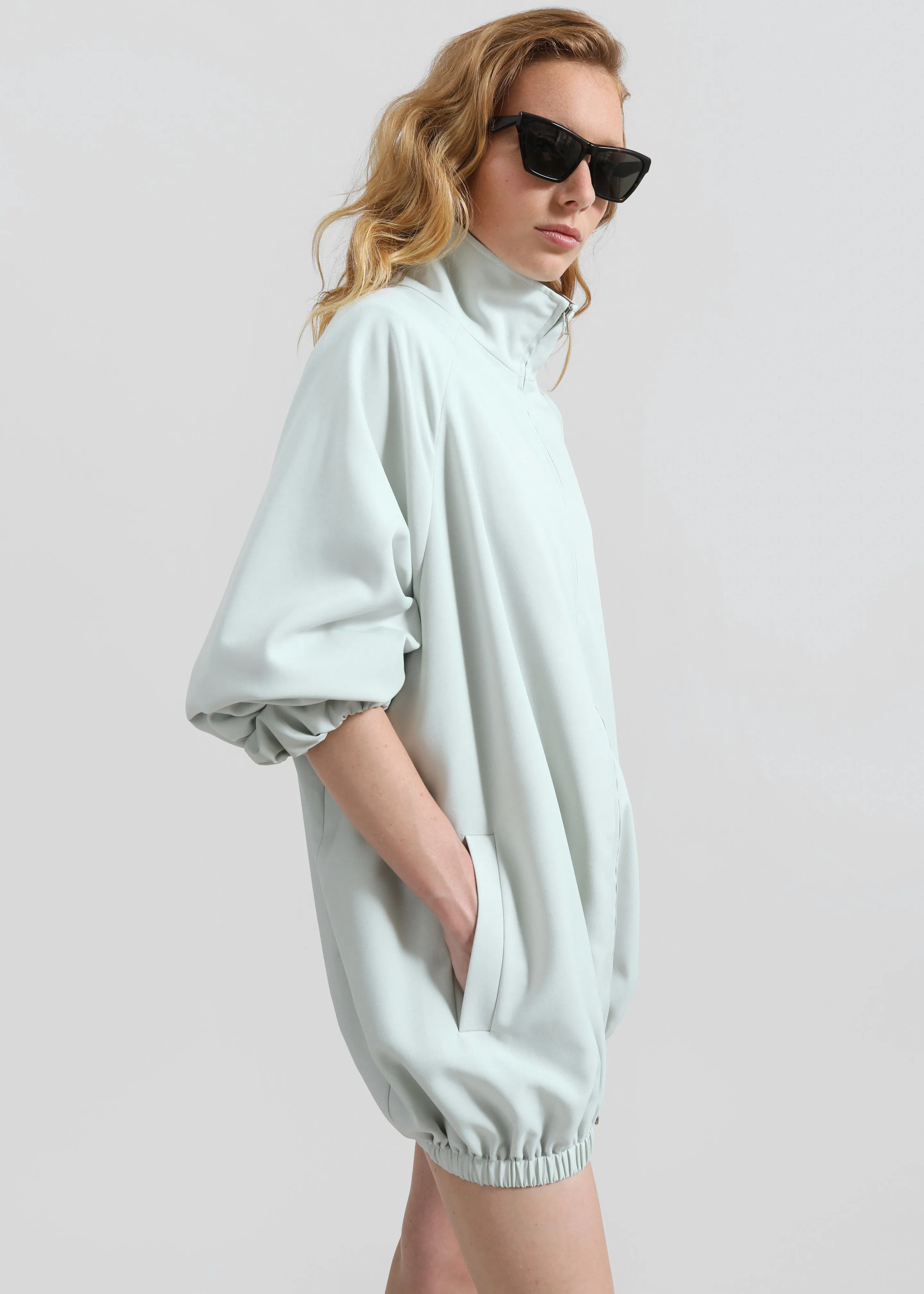 Baxter Track Jacket - Mint sold by Frankie Shop product image thumbnail 4