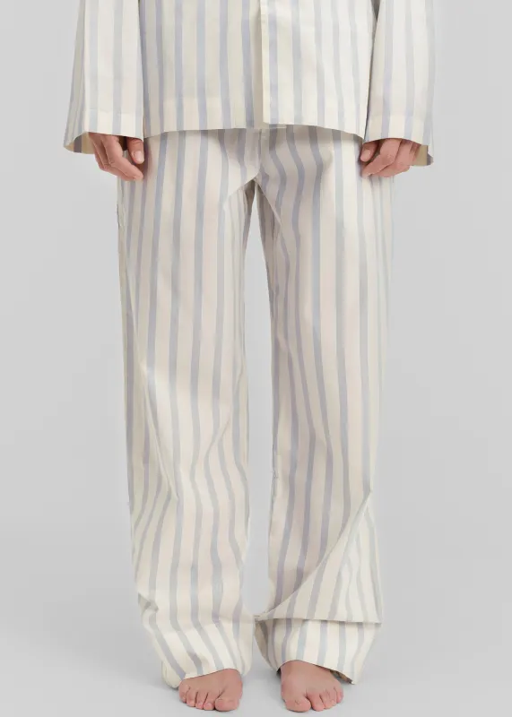 Tekla Poplin Pyjama Pants - Needle Stripes sold by Frankie Shop