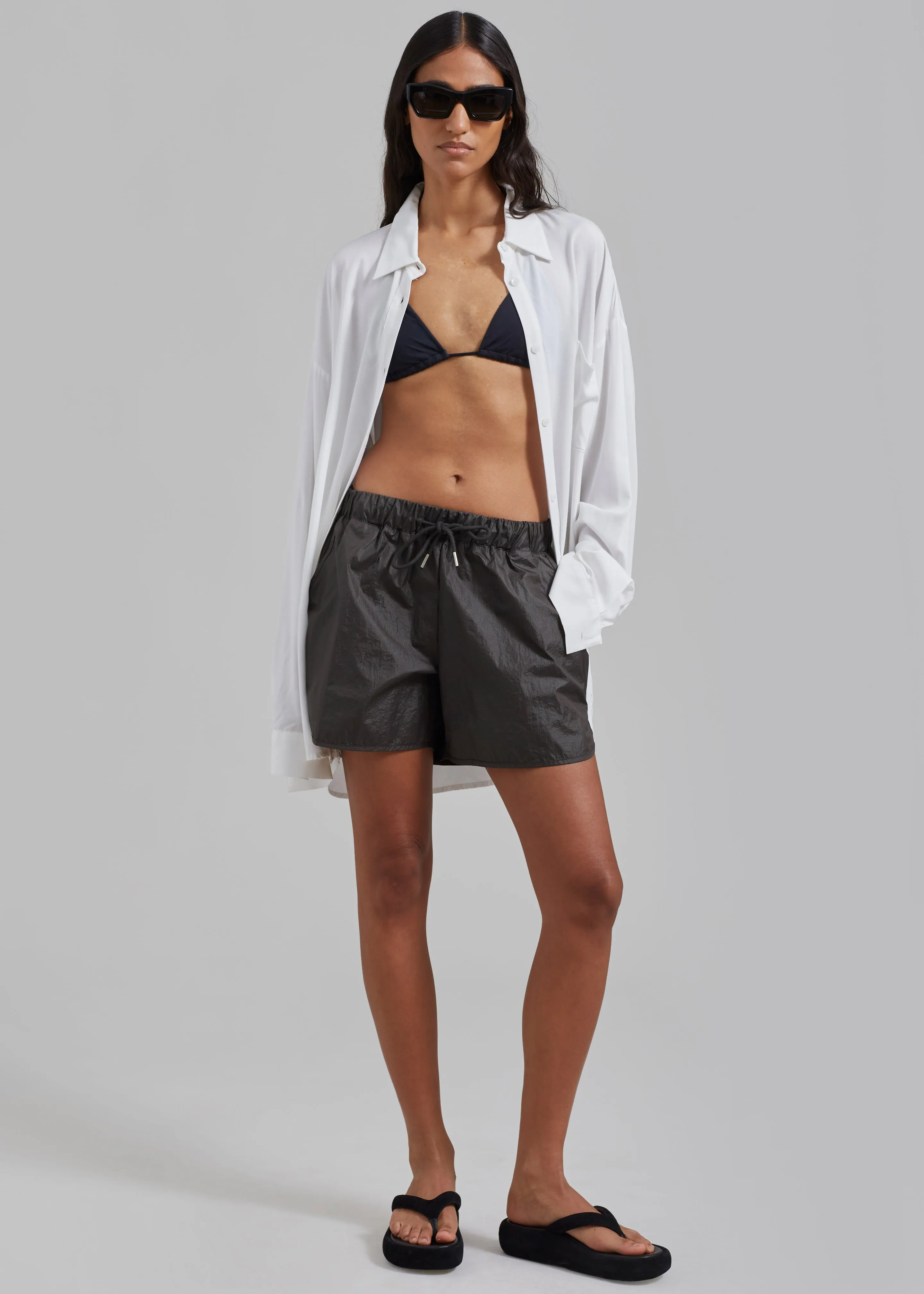 Lowen Shorts - Charcoal sold by Frankie Shop product image thumbnail 5