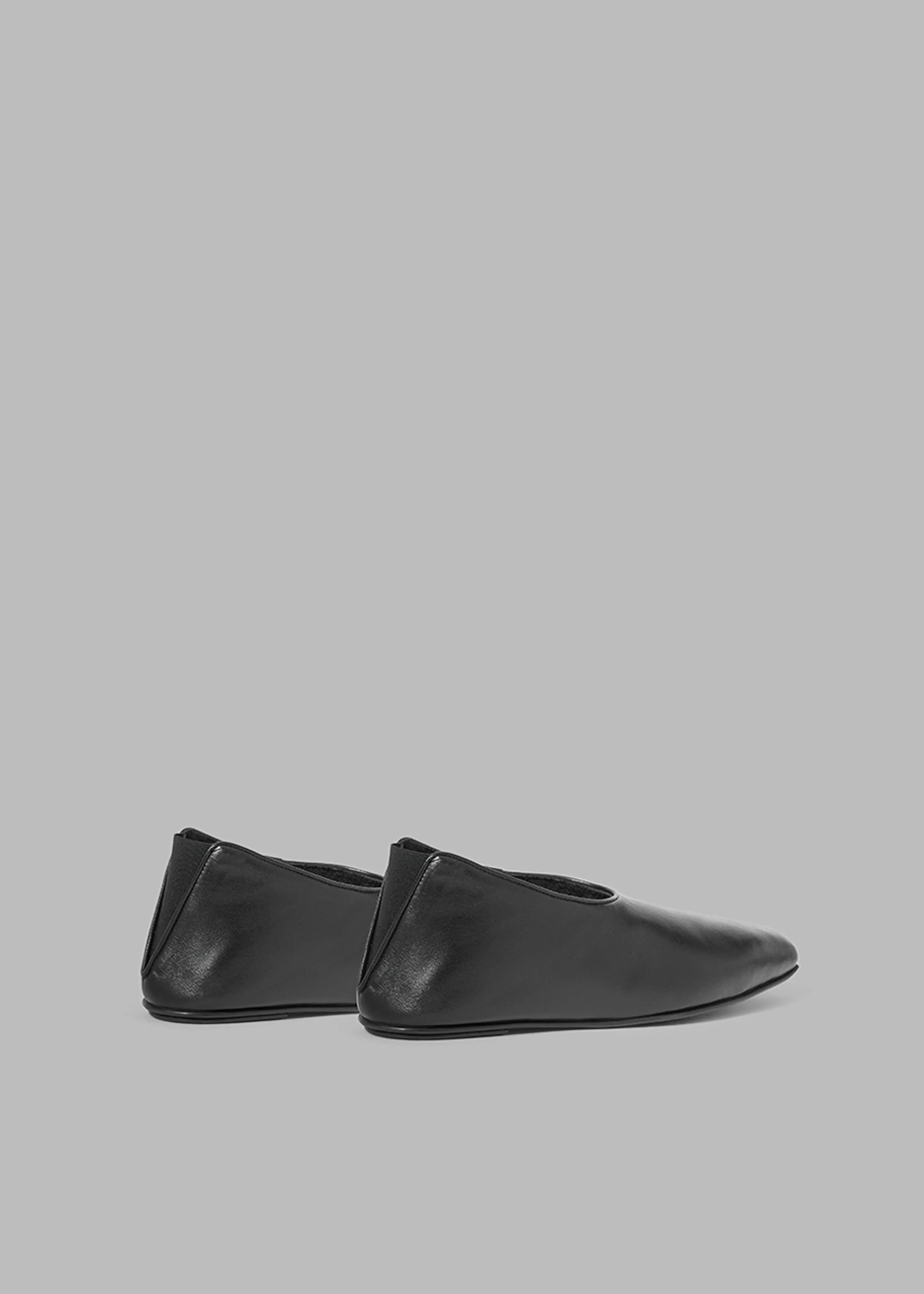 Loulou Studio Rachel Leather Slippers - Black sold by Frankie Shop product image thumbnail 3