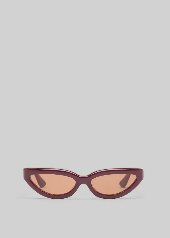 Port Tanger Fanna Sunglasses - Carmesi Acetate/Tobacco Lens sold by Frankie Shop