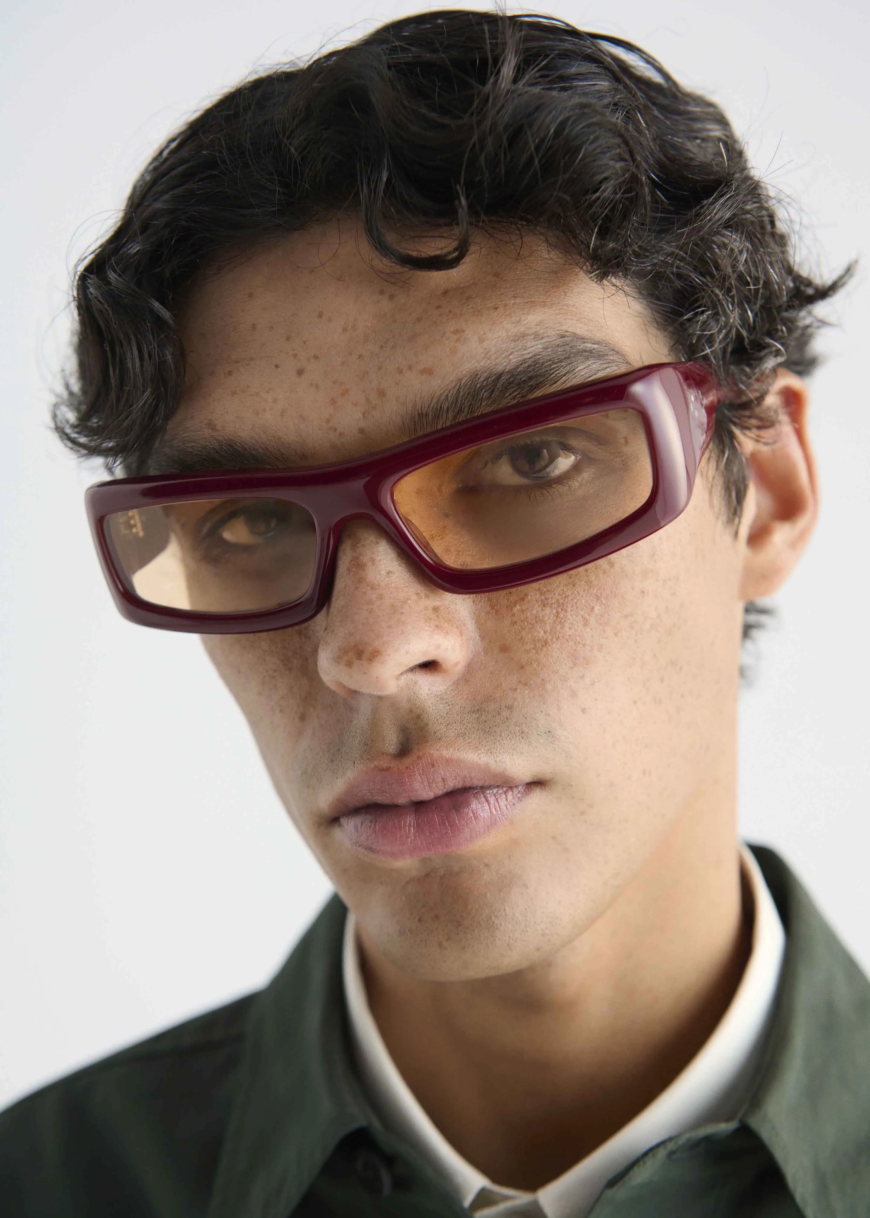 Port Tanger Daryan Sunglasses - Carmesi Acetate/Amber Lens sold by Frankie Shop product image thumbnail 5