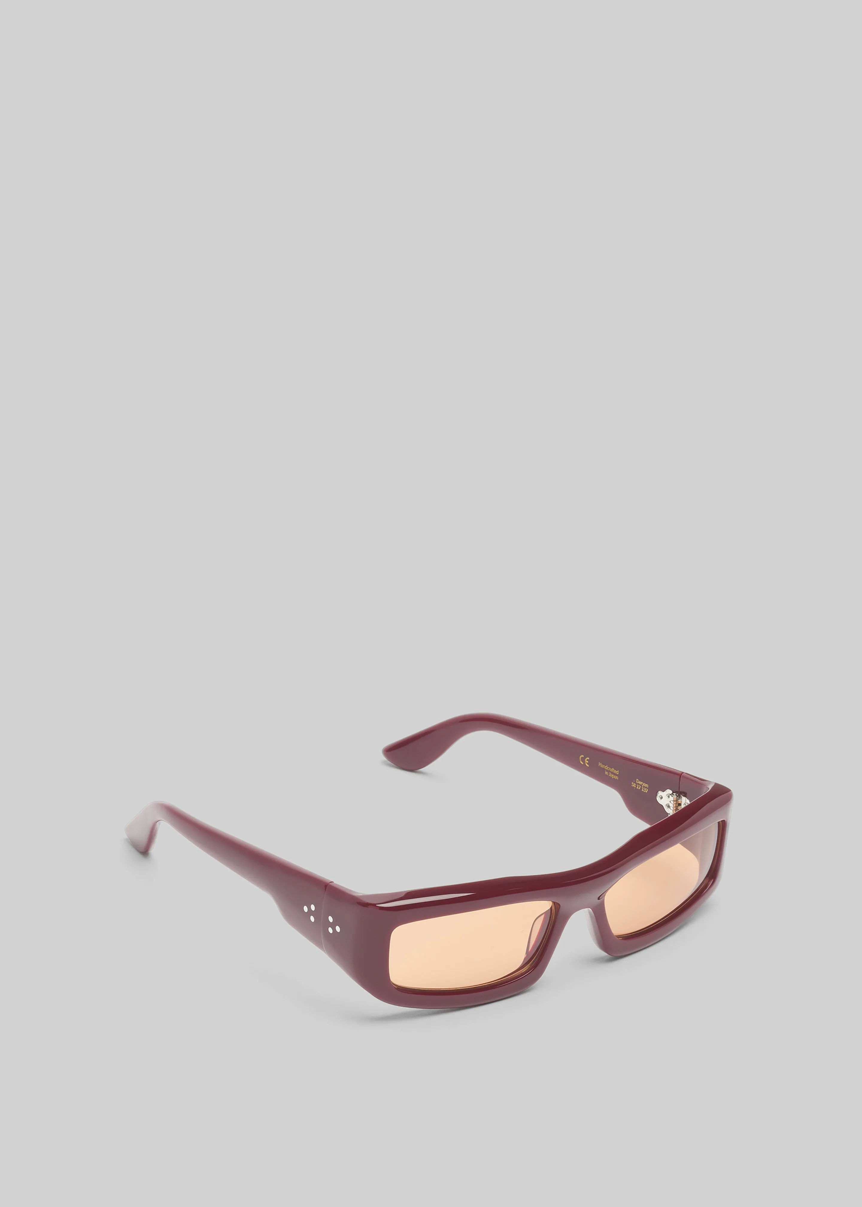Port Tanger Daryan Sunglasses - Carmesi Acetate/Amber Lens sold by Frankie Shop product image thumbnail 4