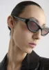 Port Tanger Hayya Sunglasses - Black Acetate/Tobacco Lens sold by Frankie Shop