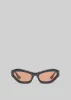 Port Tanger Hayya Sunglasses - Black Acetate/Tobacco Lens sold by Frankie Shop