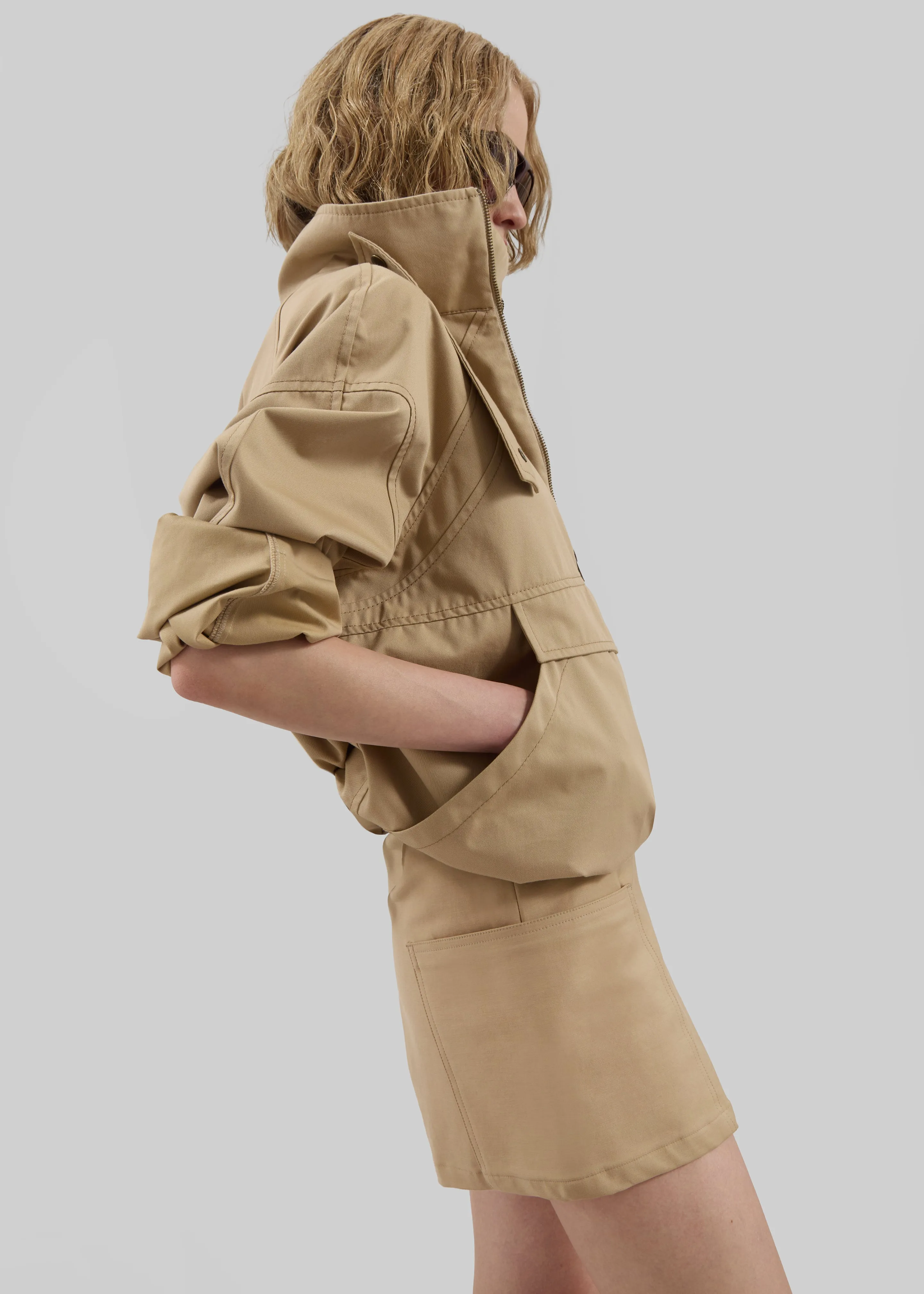 Bracey Soft Shorts - Camel sold by Frankie Shop product image thumbnail 2