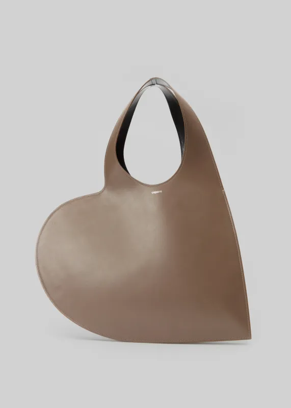 Coperni Double Heart Tote Bag - Brown sold by Frankie Shop