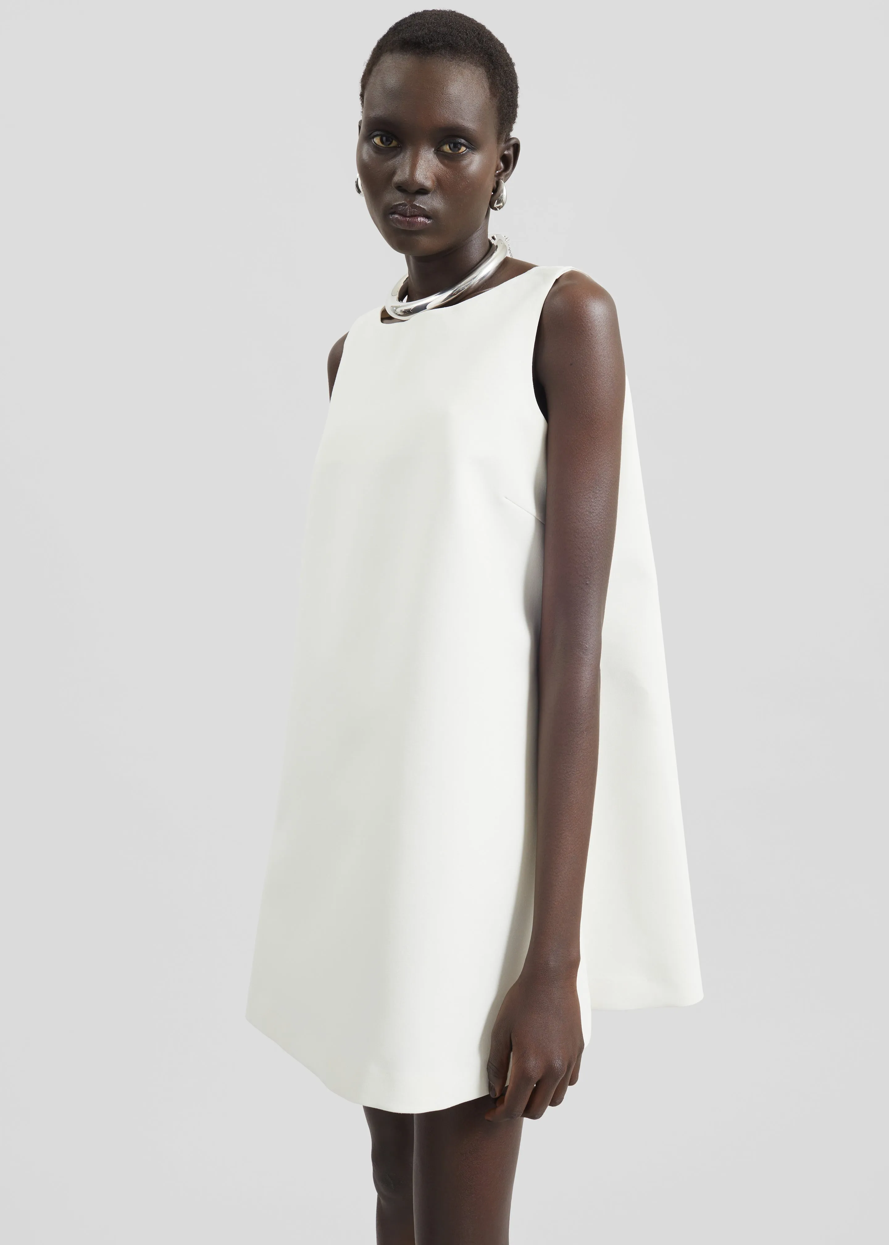 Cersay Mini Trapeze Dress - Ivory sold by Frankie Shop product image thumbnail 5