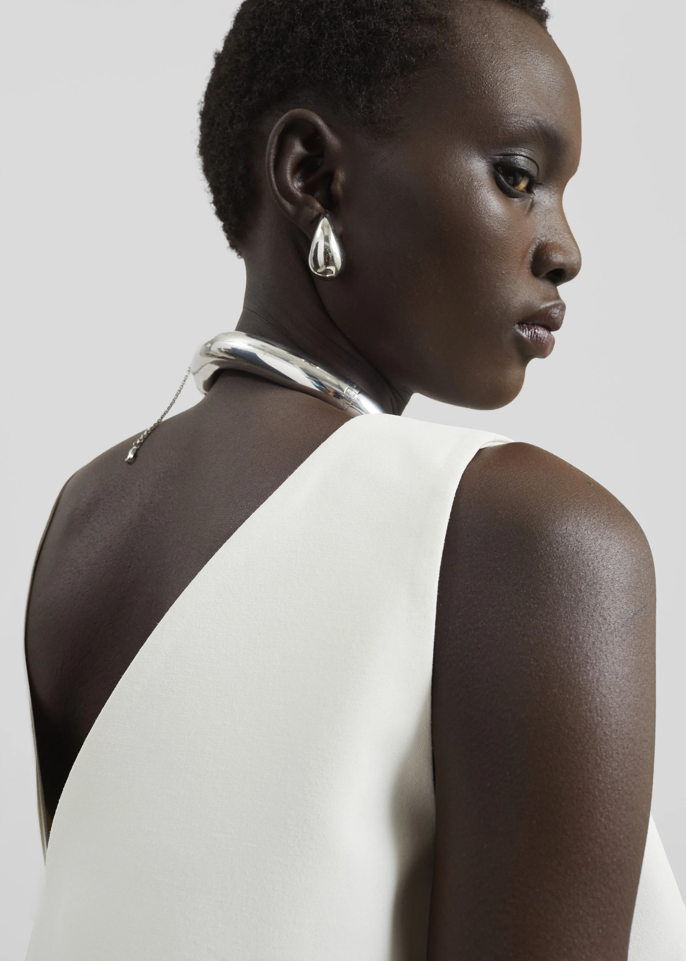 Cersay Mini Trapeze Dress - Ivory sold by Frankie Shop product image thumbnail 4