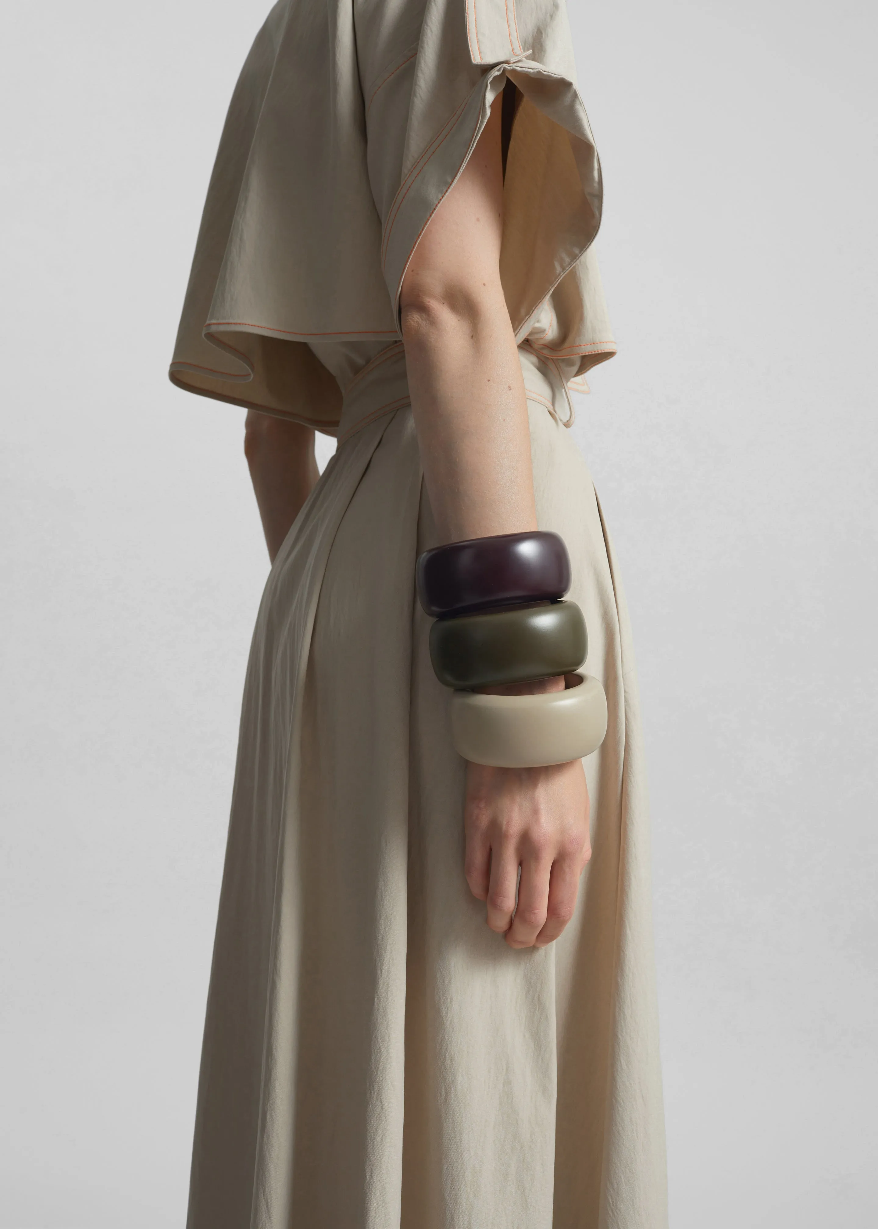 TFS Matte Bangle - Moss Green sold by Frankie Shop product image thumbnail 5