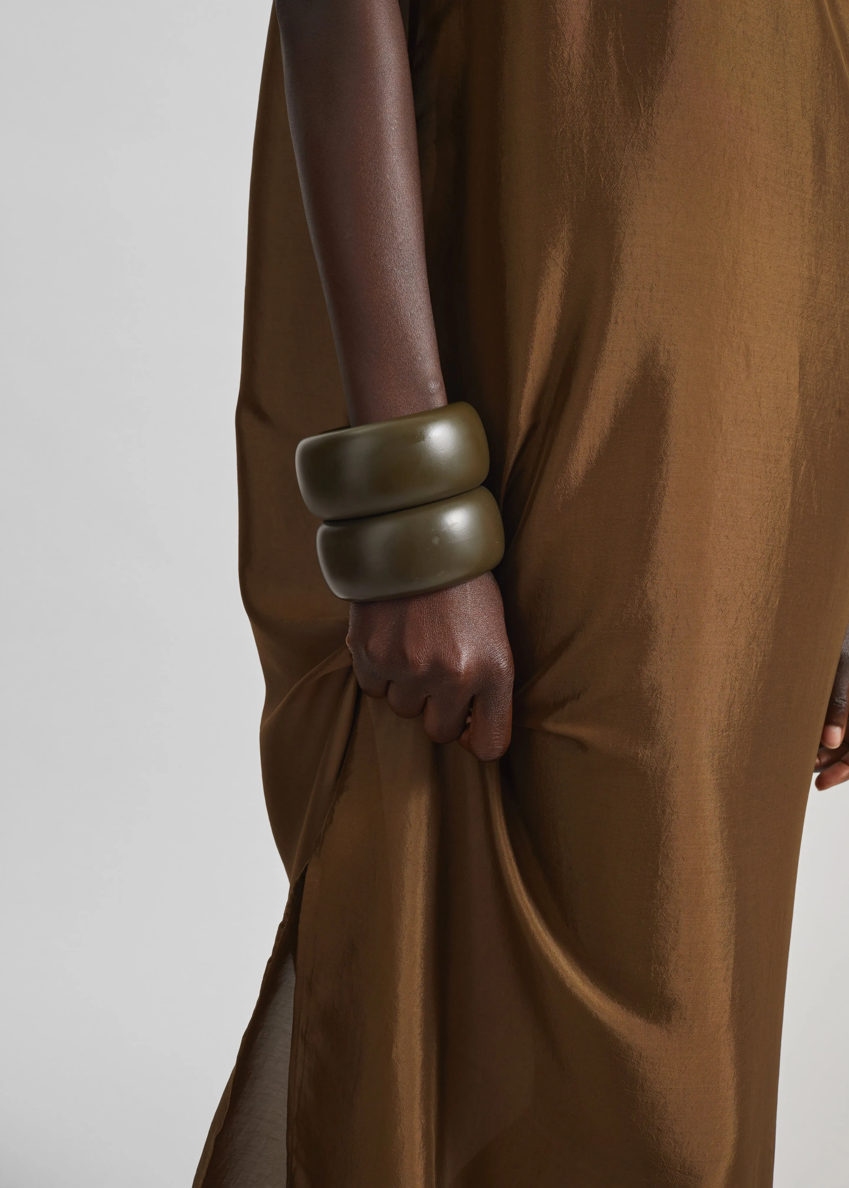 TFS Matte Bangle - Moss Green sold by Frankie Shop product image thumbnail 4