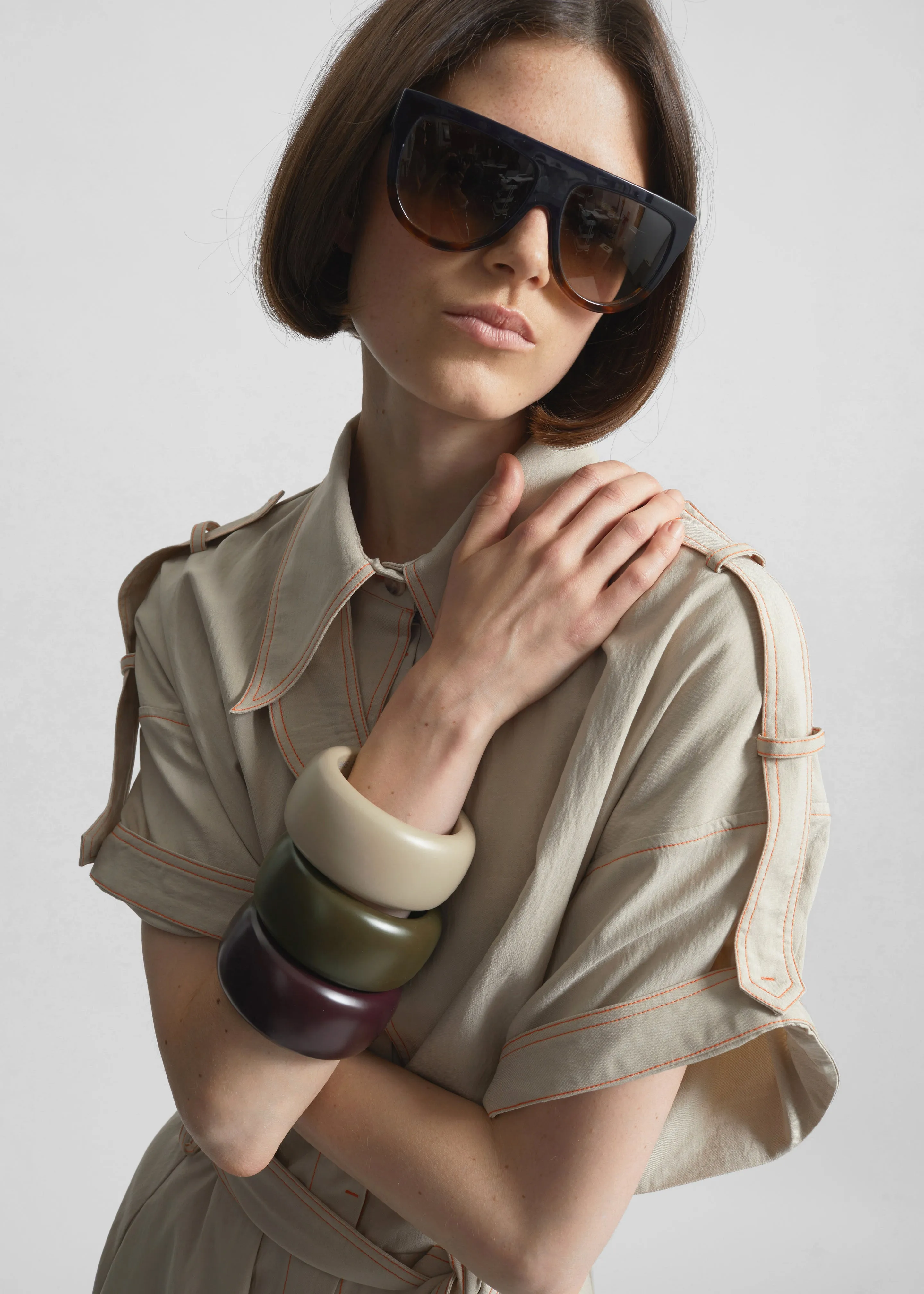 TFS Matte Bangle - Moss Green sold by Frankie Shop product image thumbnail 3