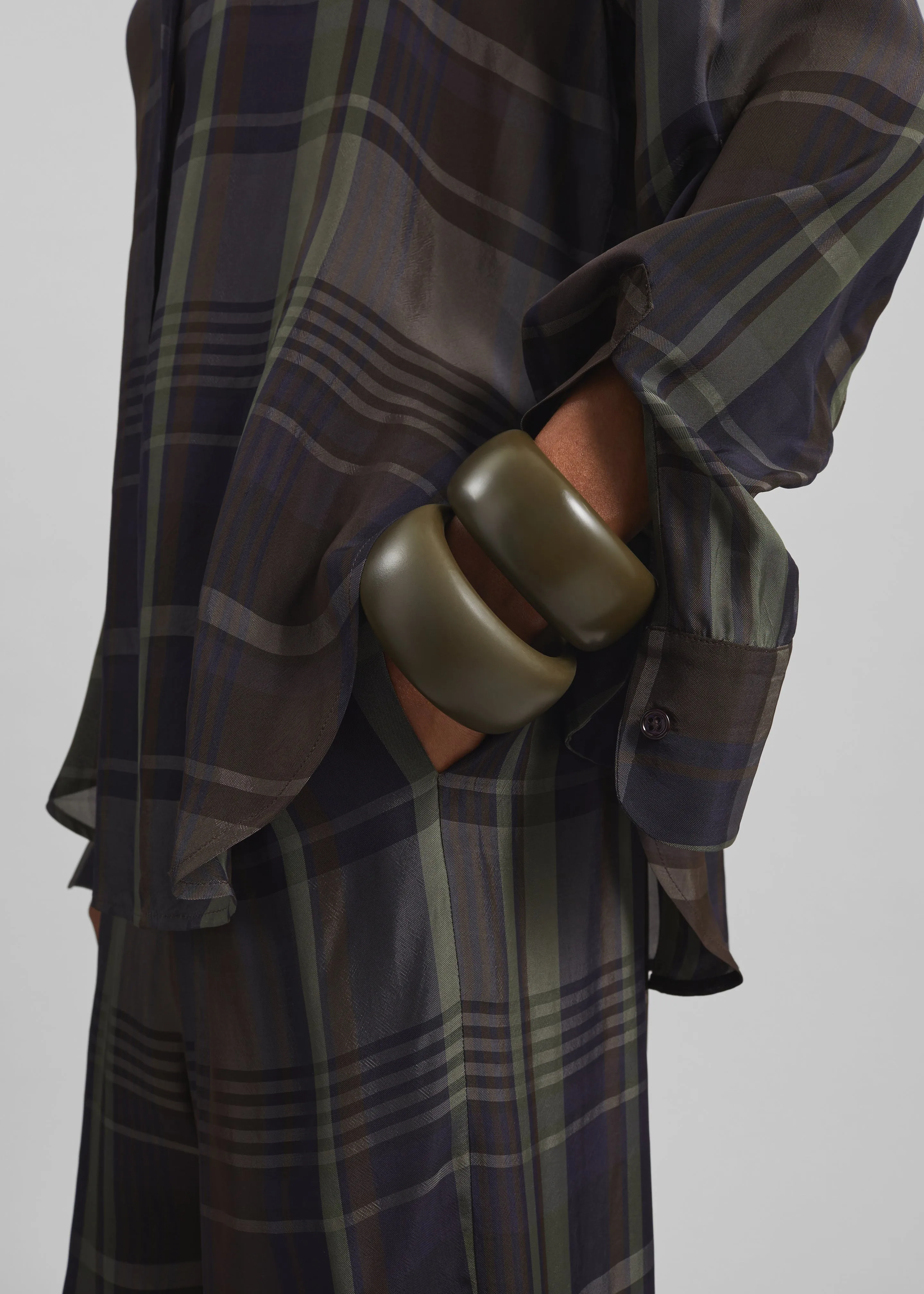 TFS Matte Bangle - Moss Green sold by Frankie Shop