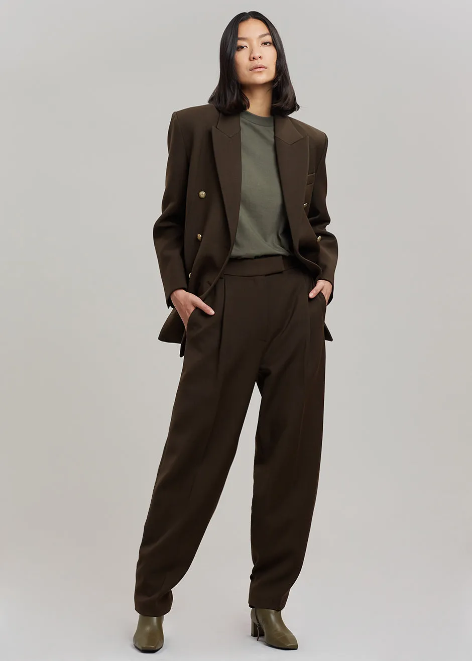 Zephyr Suit Trousers - Chocolate sold by Frankie Shop