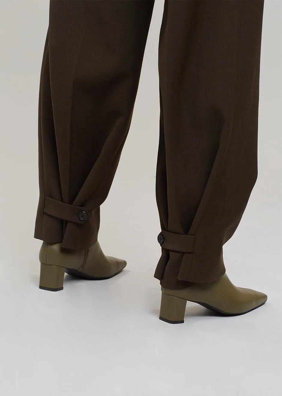 Zephyr Suit Trousers - Chocolate sold by Frankie Shop product image thumbnail 3