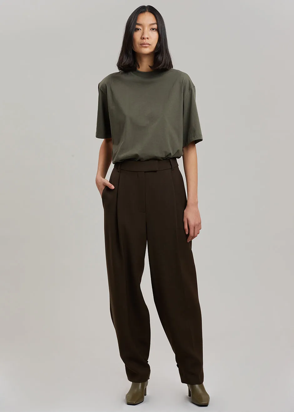 Zephyr Suit Trousers - Chocolate sold by Frankie Shop product image thumbnail 2