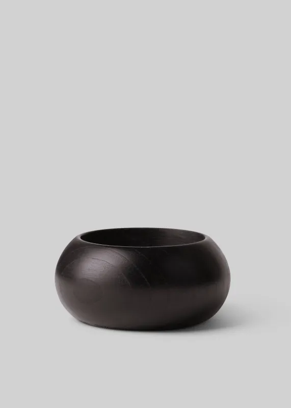 Romie Objetti x The Frankie Shop Chunky Round Bangle - Dark Brown sold by Frankie Shop
