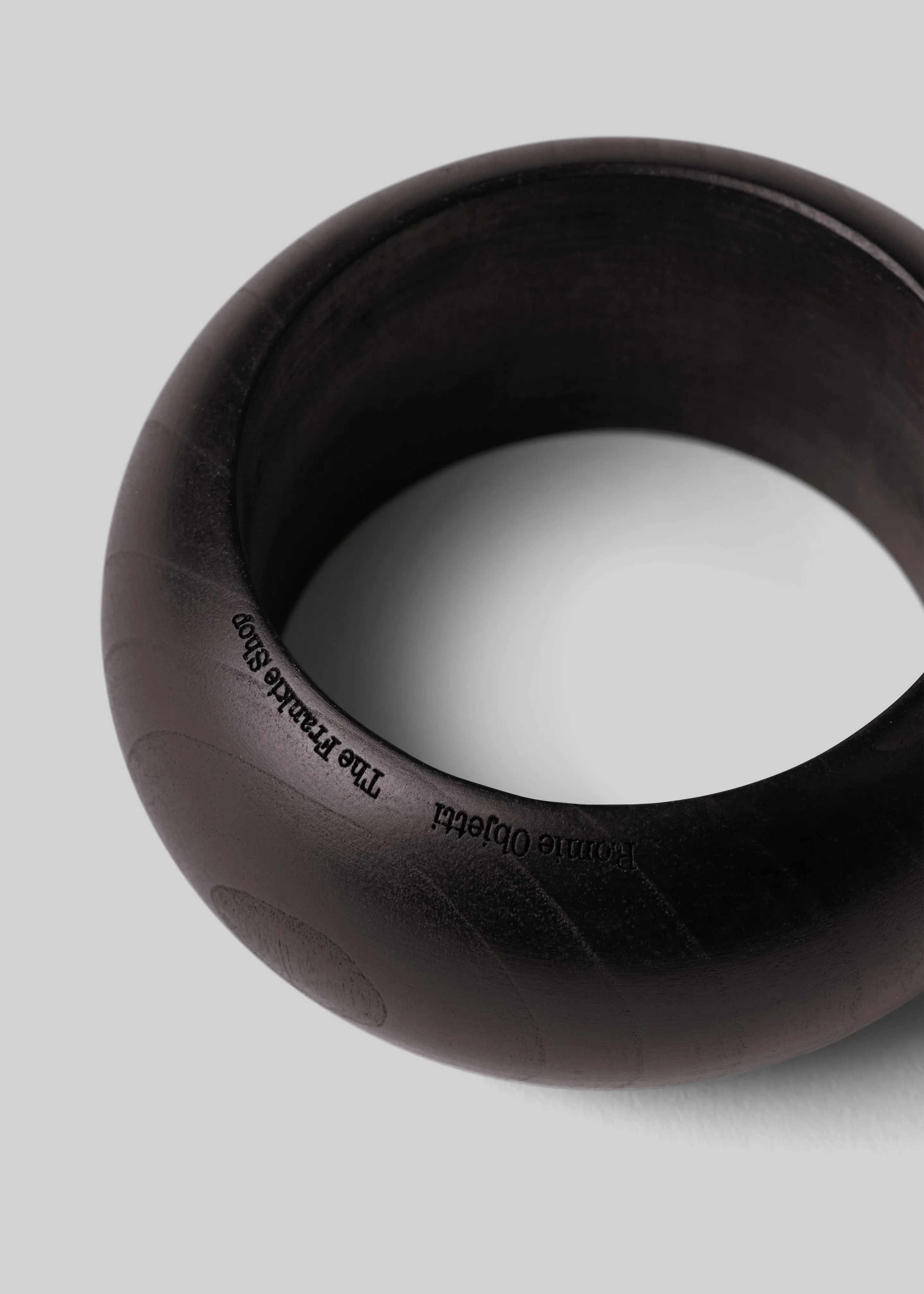 Romie Objetti x The Frankie Shop Round Bangle - Dark Brown sold by Frankie Shop product image thumbnail 2