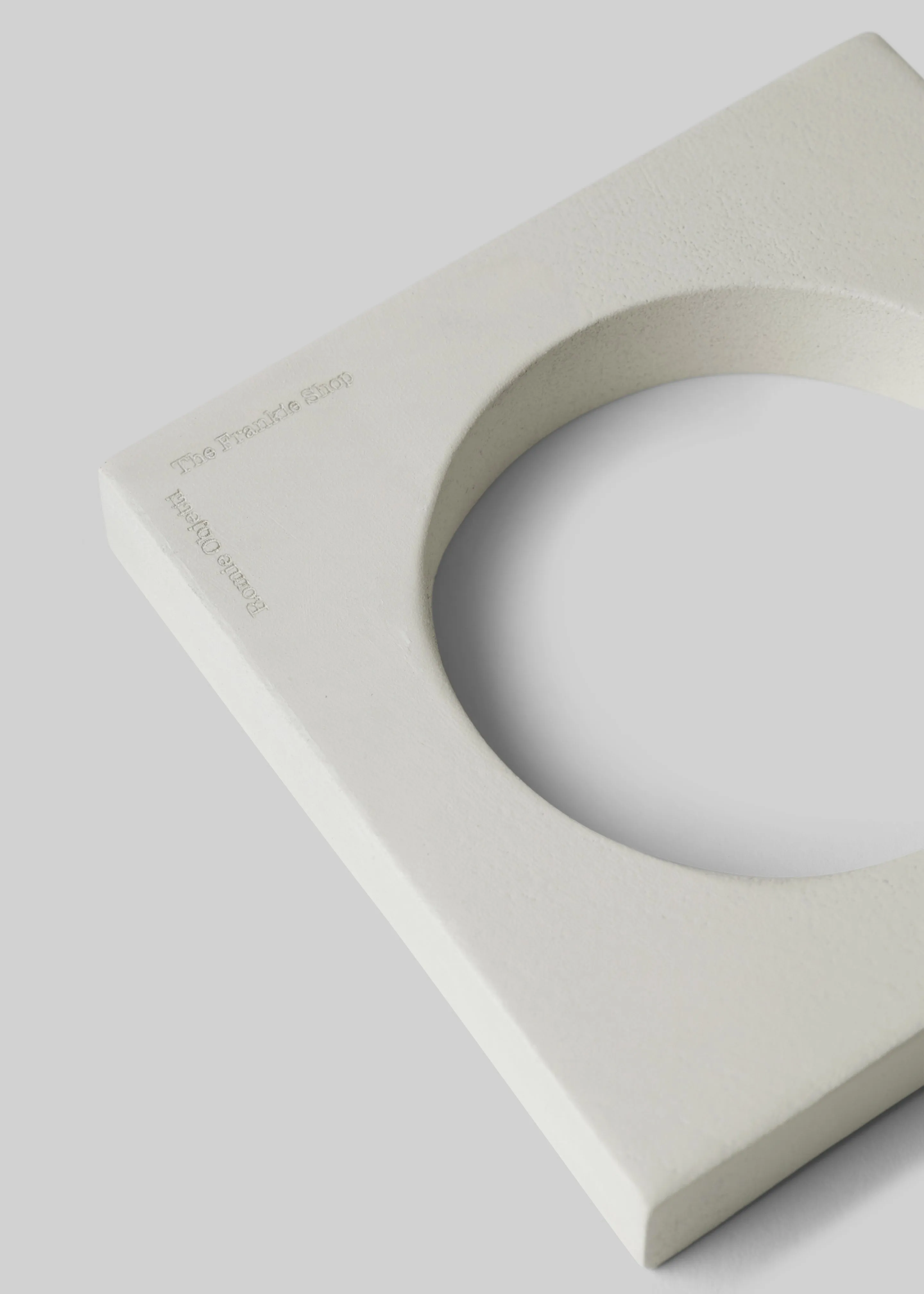Romie Objetti x The Frankie Shop Square Bangle - Cement sold by Frankie Shop product image thumbnail 2