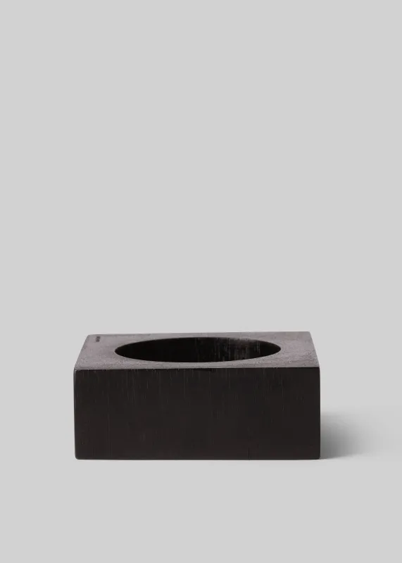 Romie Objetti x The Frankie Shop Chunky Square Bangle - Dark Brown sold by Frankie Shop