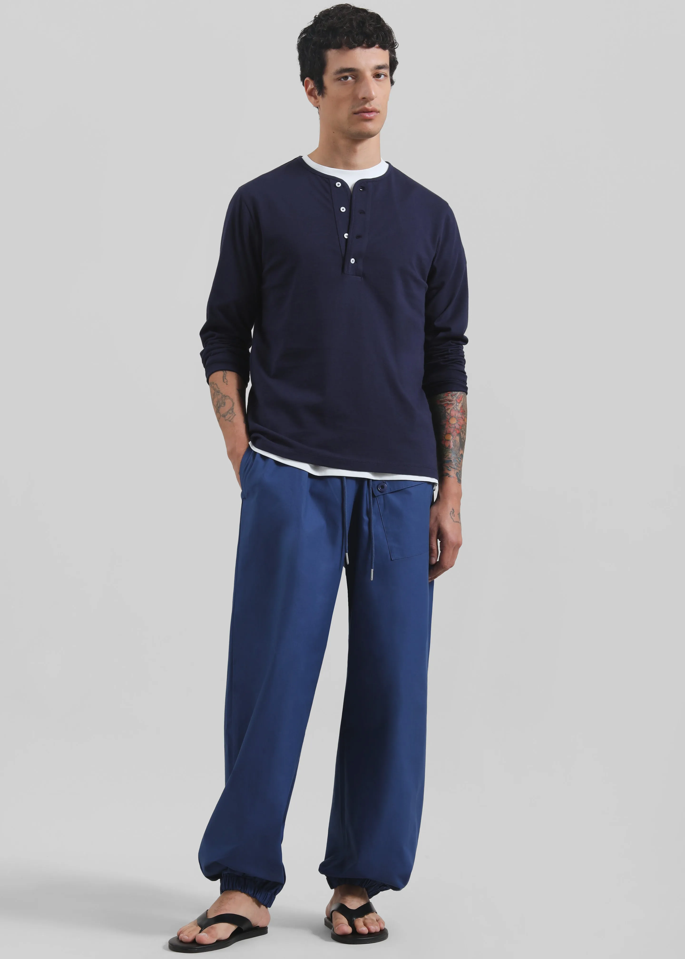 Darien Cotton Joggers - Cobalt sold by Frankie Shop product image thumbnail 5